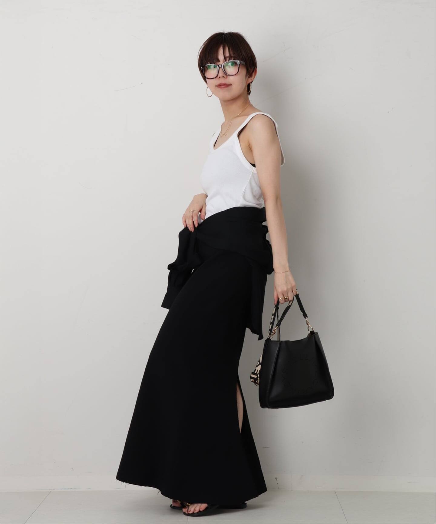 a*♡様 ステラマッカートニーのロングスカート　アシンメトリー　マキシ丈 STELLA McCARTNEY/ステラ マッカートニー】Logo crossbody bag