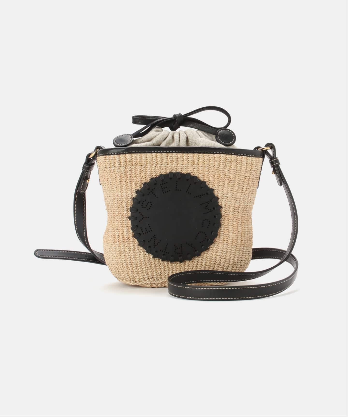 【専用】STELLA McCARTNEY 新品未使用 ラフィアショルダーバッグ STELLA McCARTNEY/ステラ マッカートニー】Logo shoulder raffia