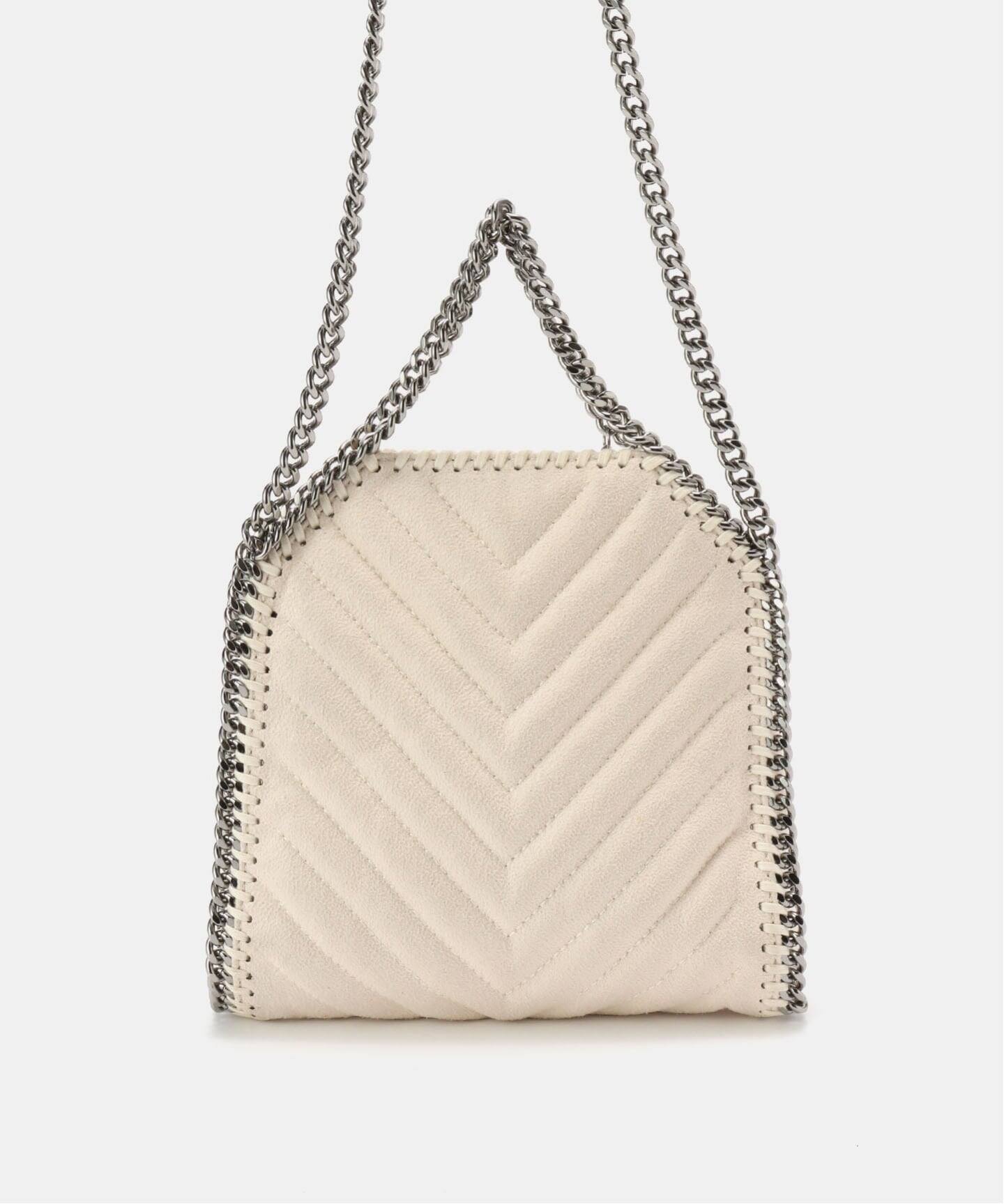Falabella ベジタリアンパテントレザータイニーショルダーバッグ Falabella ベジタリアンパテントレザータイニーショルダーバッグ