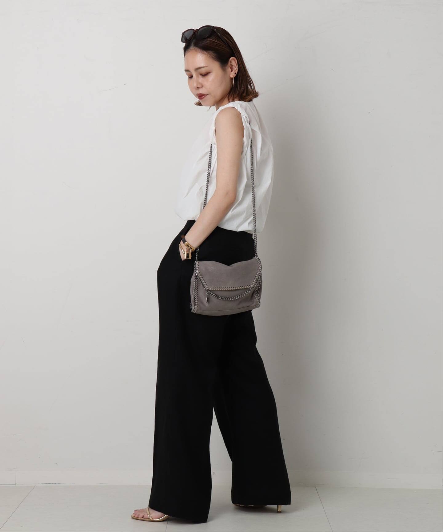 STELLA McCARTNEY ショルダーバッグ グレー ファブリック STELLA McCARTNEY/ステラ マッカートニー】 Falabella crossbody