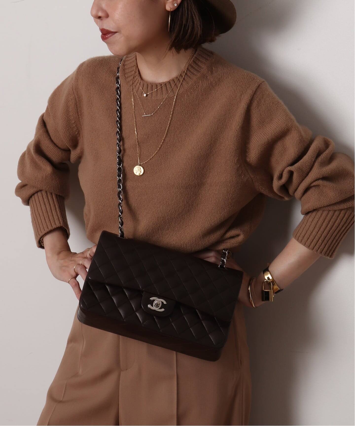 VINTAGE CHANEL/シャネル】 Matelasse チェーンショルダーバッグ 25