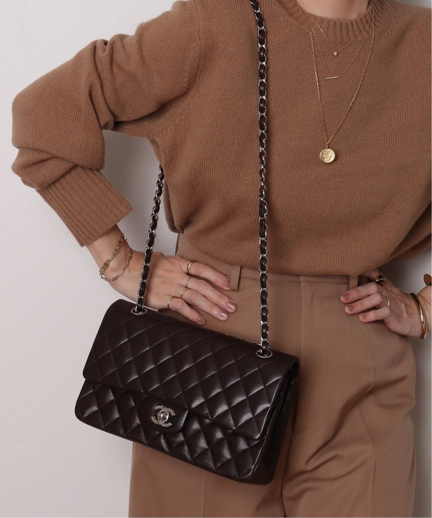 VINTAGE CHANEL/シャネル】 Matelasse チェーンショルダーバッグ 25 