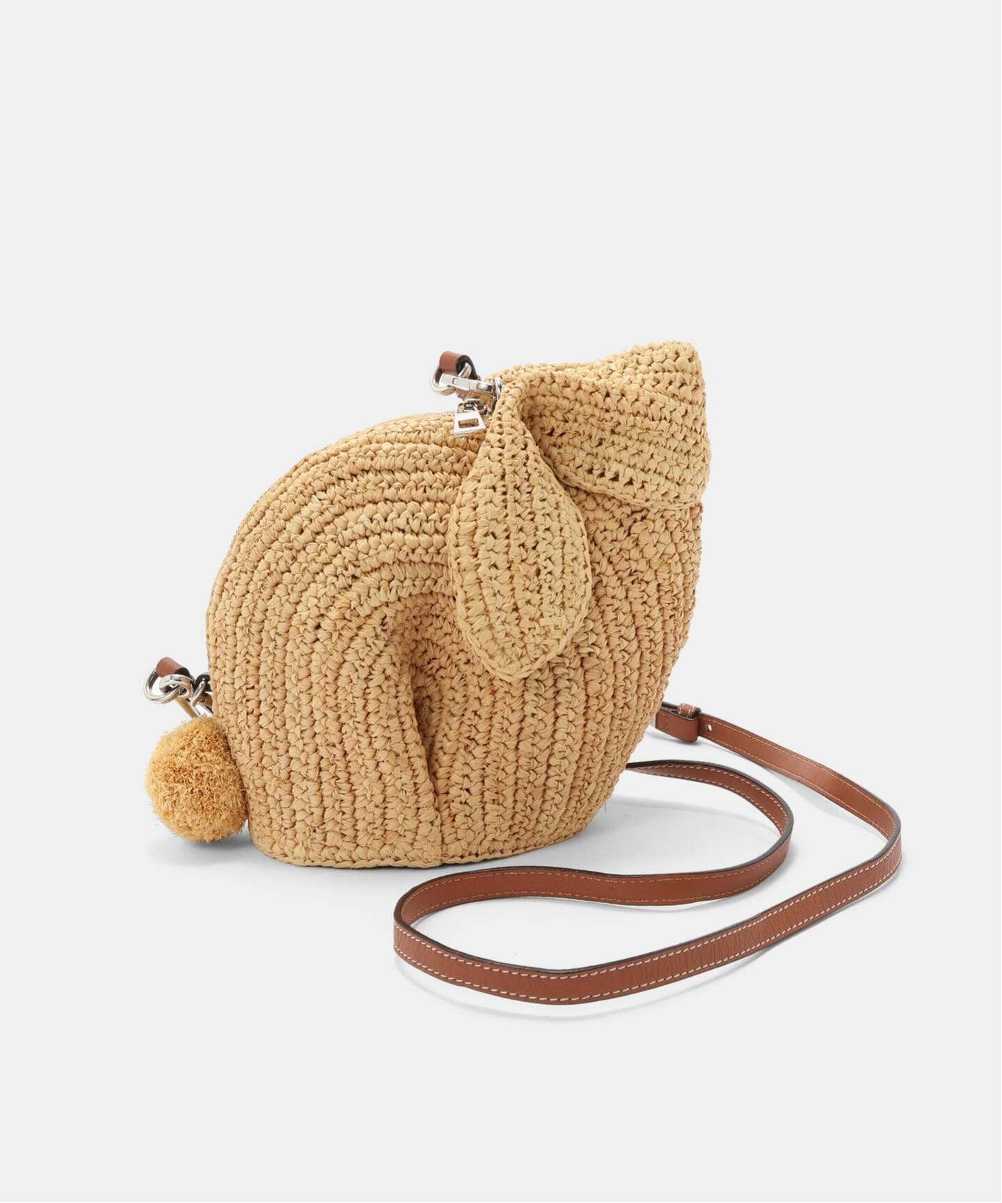 LOEWE/ロエベ】bunny bag mini raffia（ショルダーバッグ