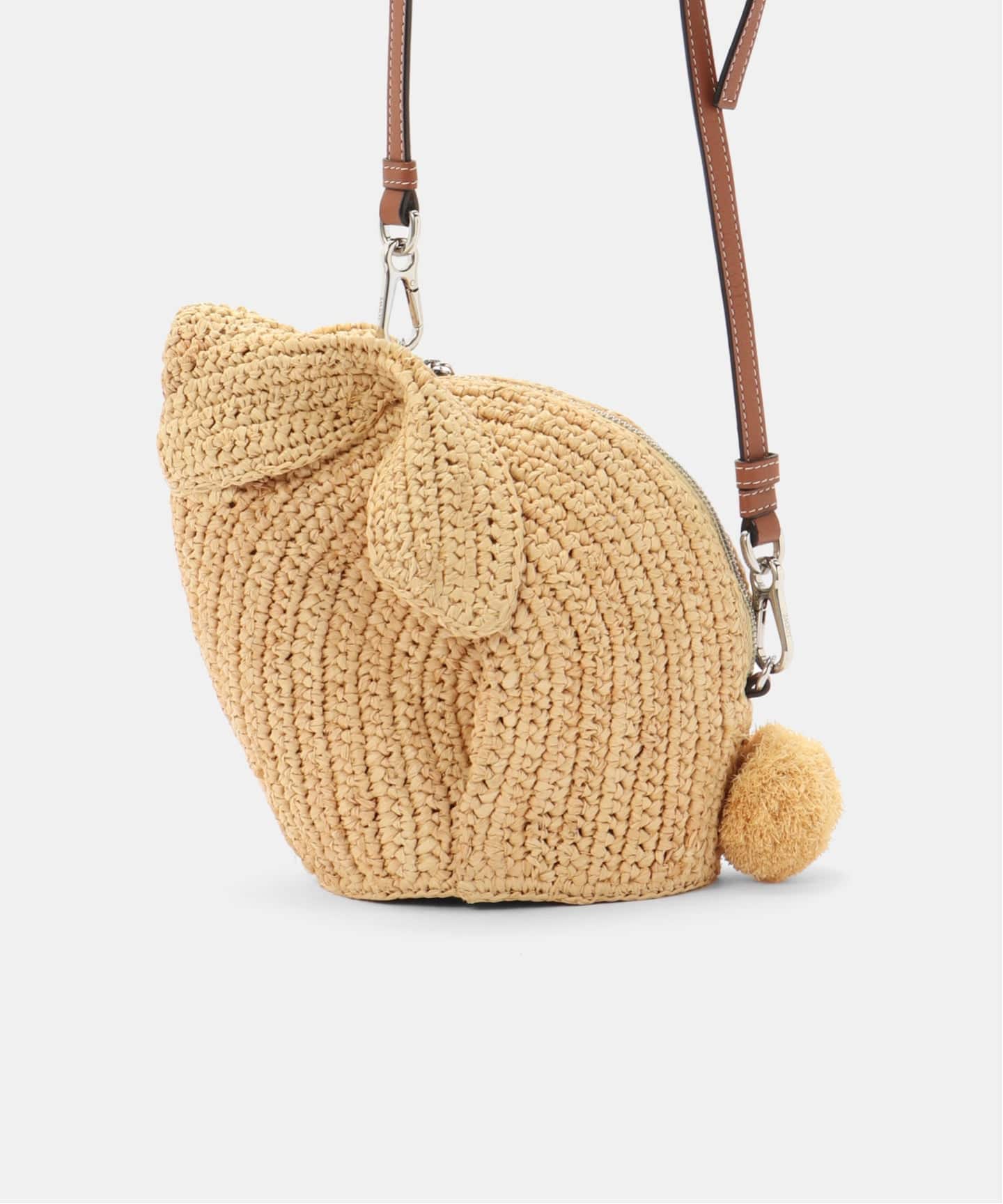 LOEWE/ロエベ】bunny bag mini raffia（ショルダーバッグ