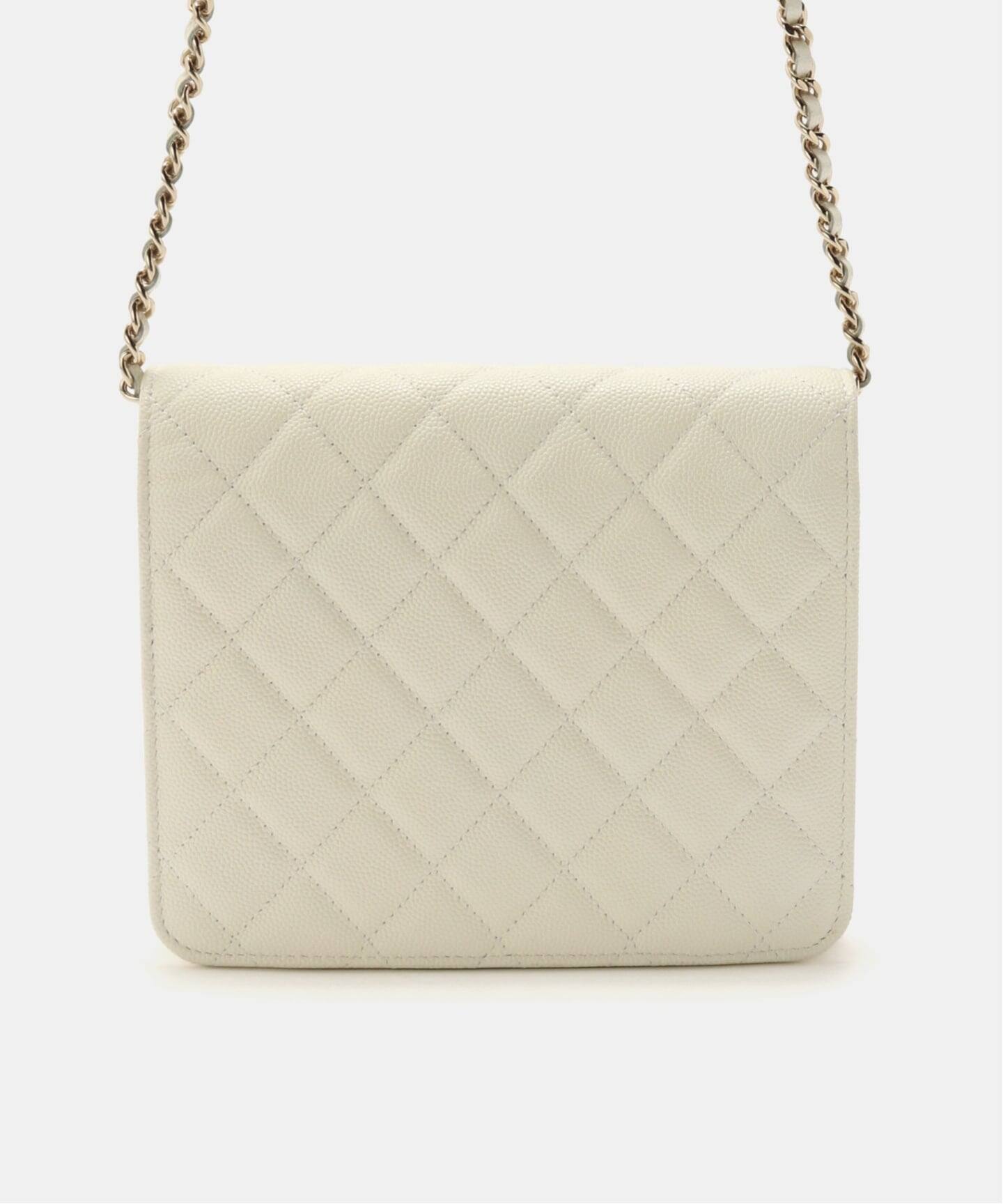 VINTAGE CHANEL/シャネル】 Matelasse チェーンウォレット