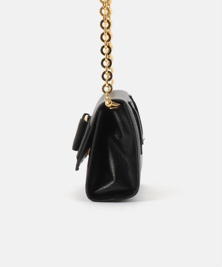 VINTAGE FERRAGAMO/フェラガモ】 Vara ミニチェーンショルダーバッグ 