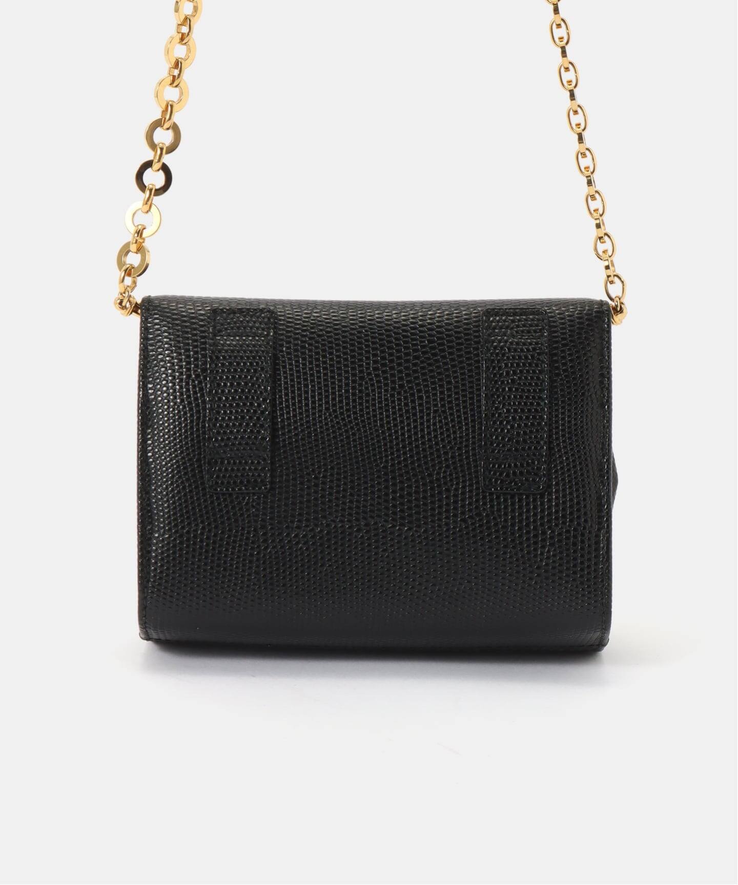 VINTAGE FERRAGAMO/フェラガモ】 Vara ミニチェーンショルダーバッグ 