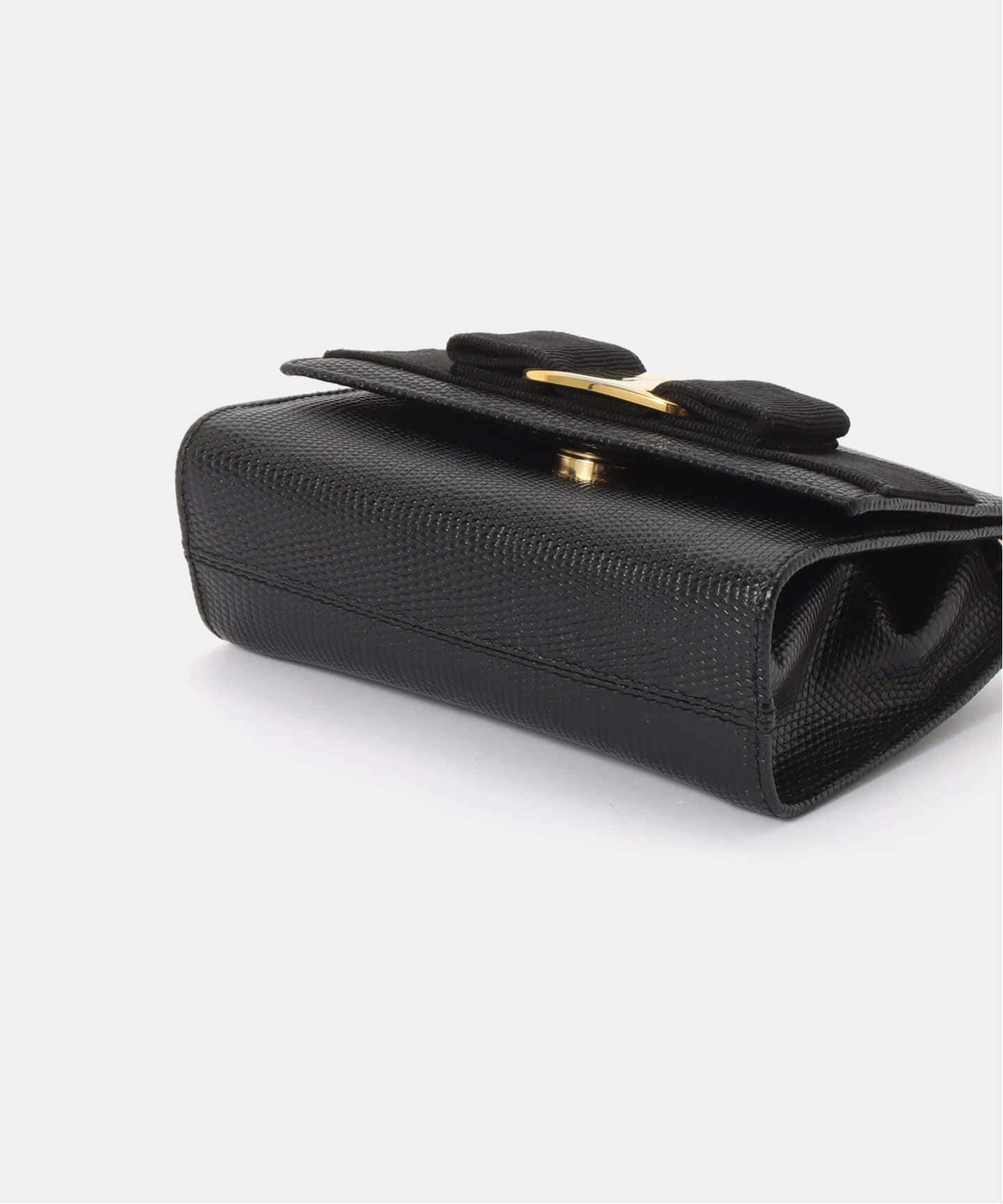 VINTAGE FERRAGAMO/フェラガモ】 Vara ミニチェーンショルダーバッグ