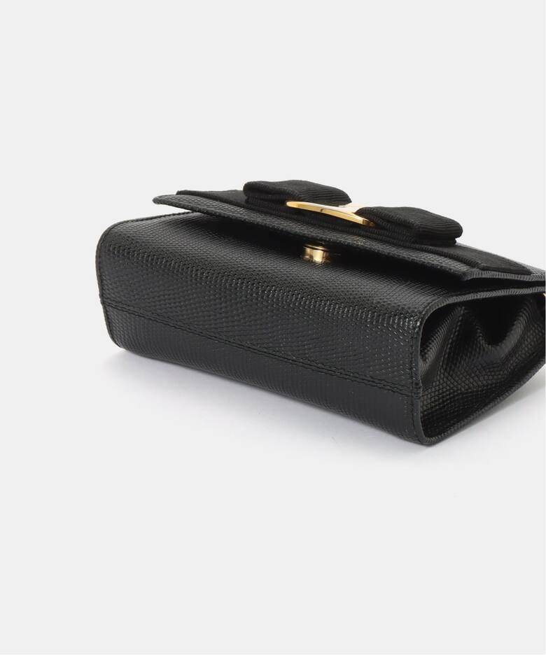 VINTAGE FERRAGAMO/フェラガモ】 Vara ミニチェーンショルダーバッグ 