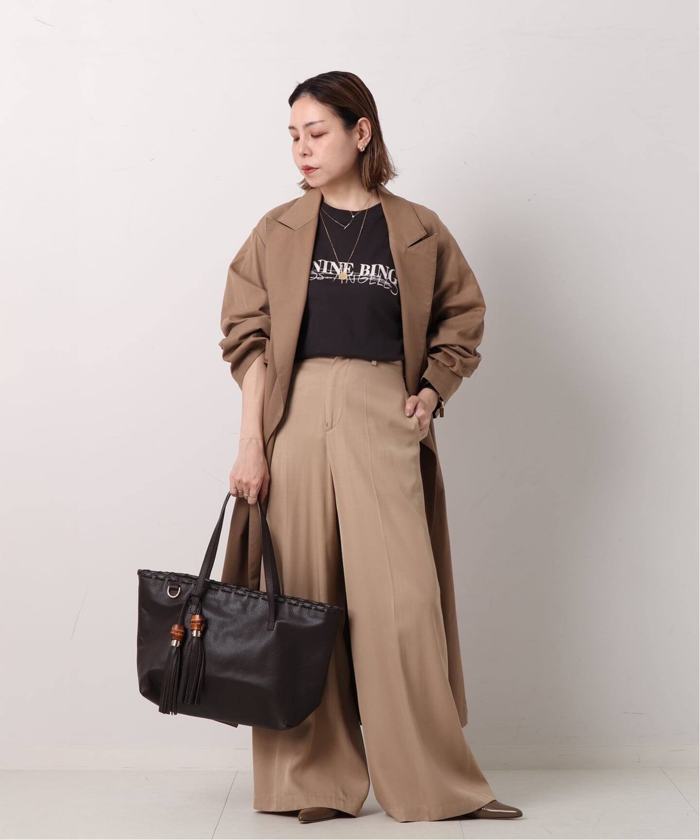 VINTAGE GUCCI/グッチ】Bamboo トートバッグ（トートバッグ