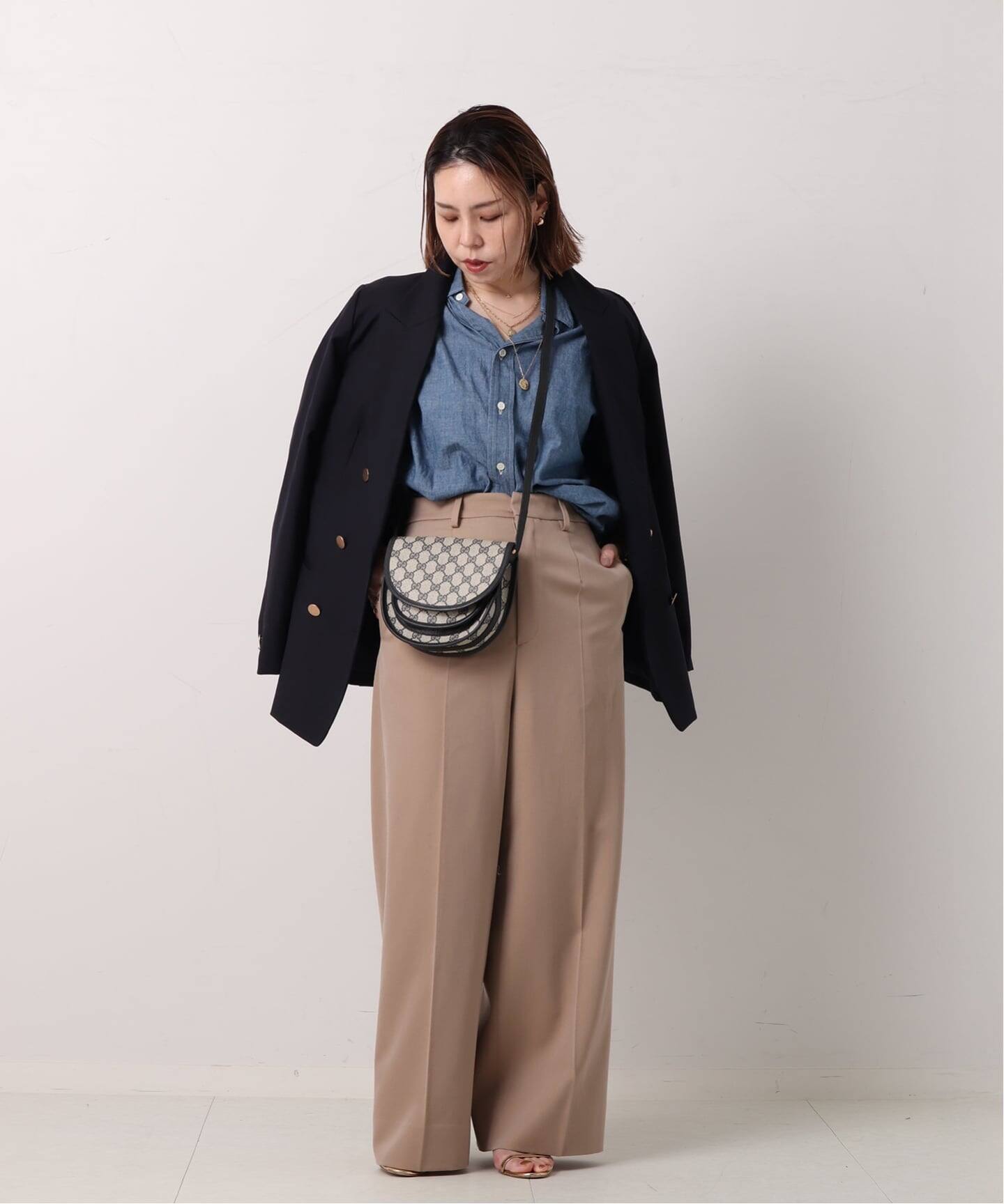 VINTAGE GUCCI/グッチ】ミニショルダーバッグ gg（ショルダーバッグ