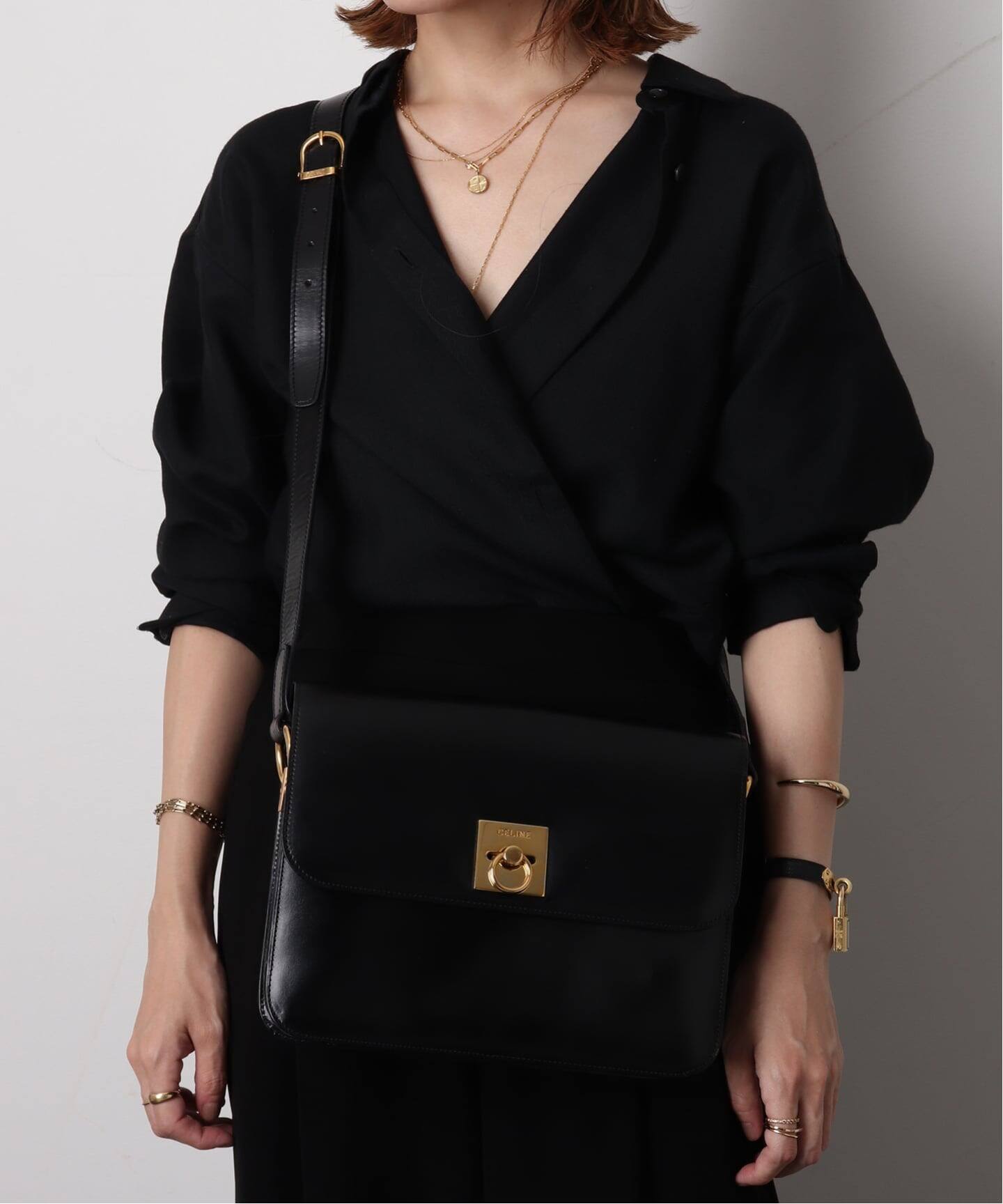 パリ直営店購入 セリーヌ CELINE 極希少　ショルダーバッグ　ヴィンテージ VINTAGE CELINE/セリーヌ】ショルダーバッグ（ショルダーバッグ