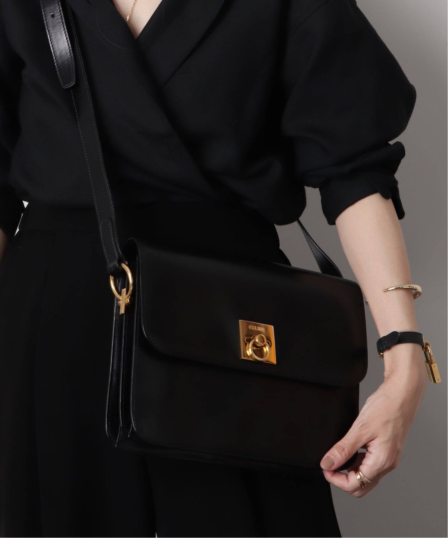 VINTAGE CELINE/セリーヌ】ショルダーバッグ（ショルダーバッグ 