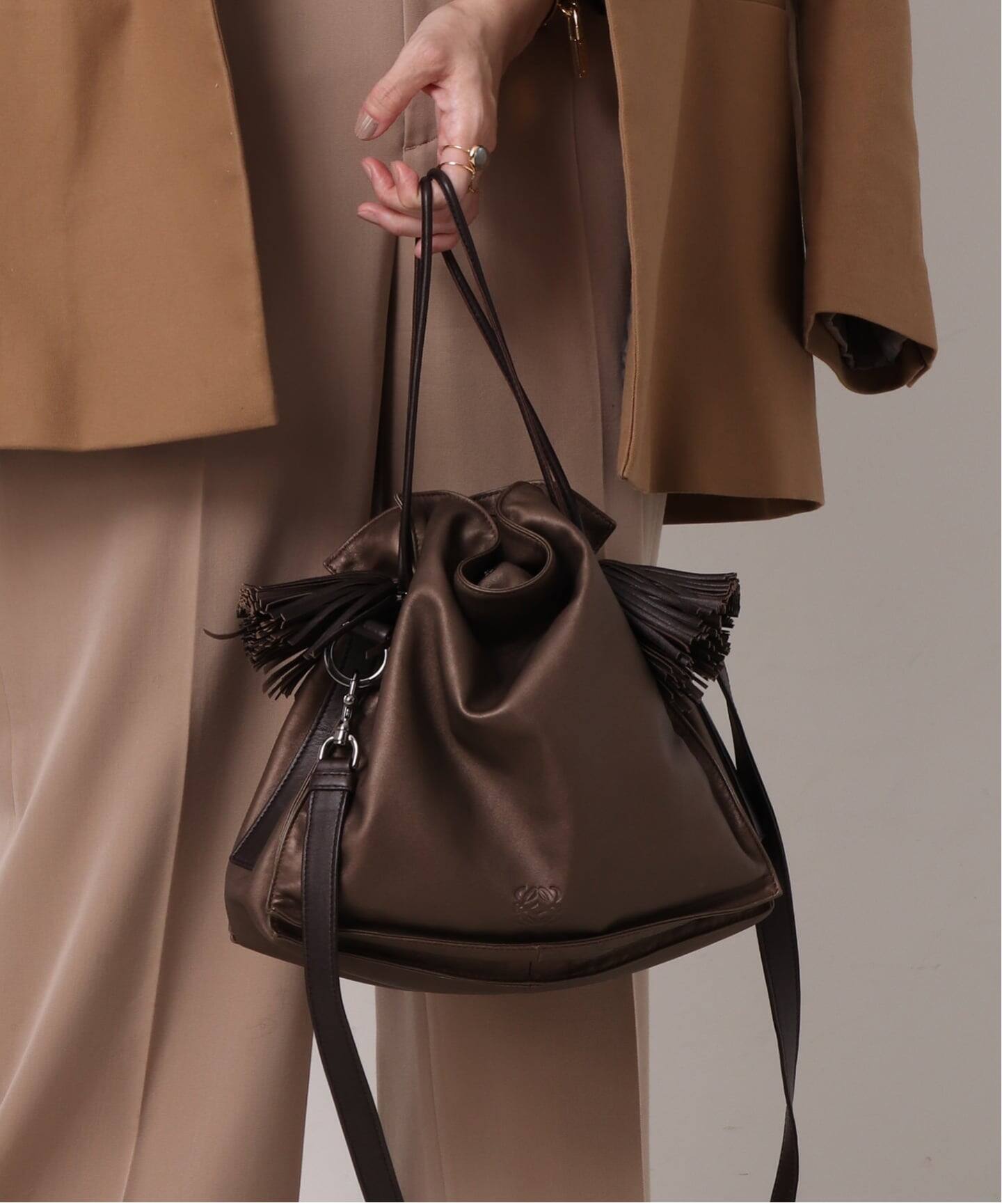 VINTAGE LOEWE/ロエベ】Flamenco ショルダーバッグ（ショルダーバッグ 