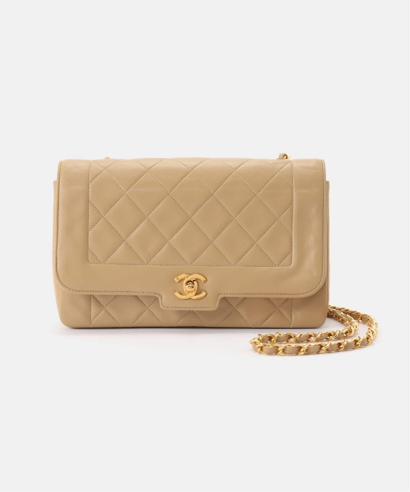 VINTAGE CHANEL/シャネル】Matelasse チェーンショルダーバッグ 25