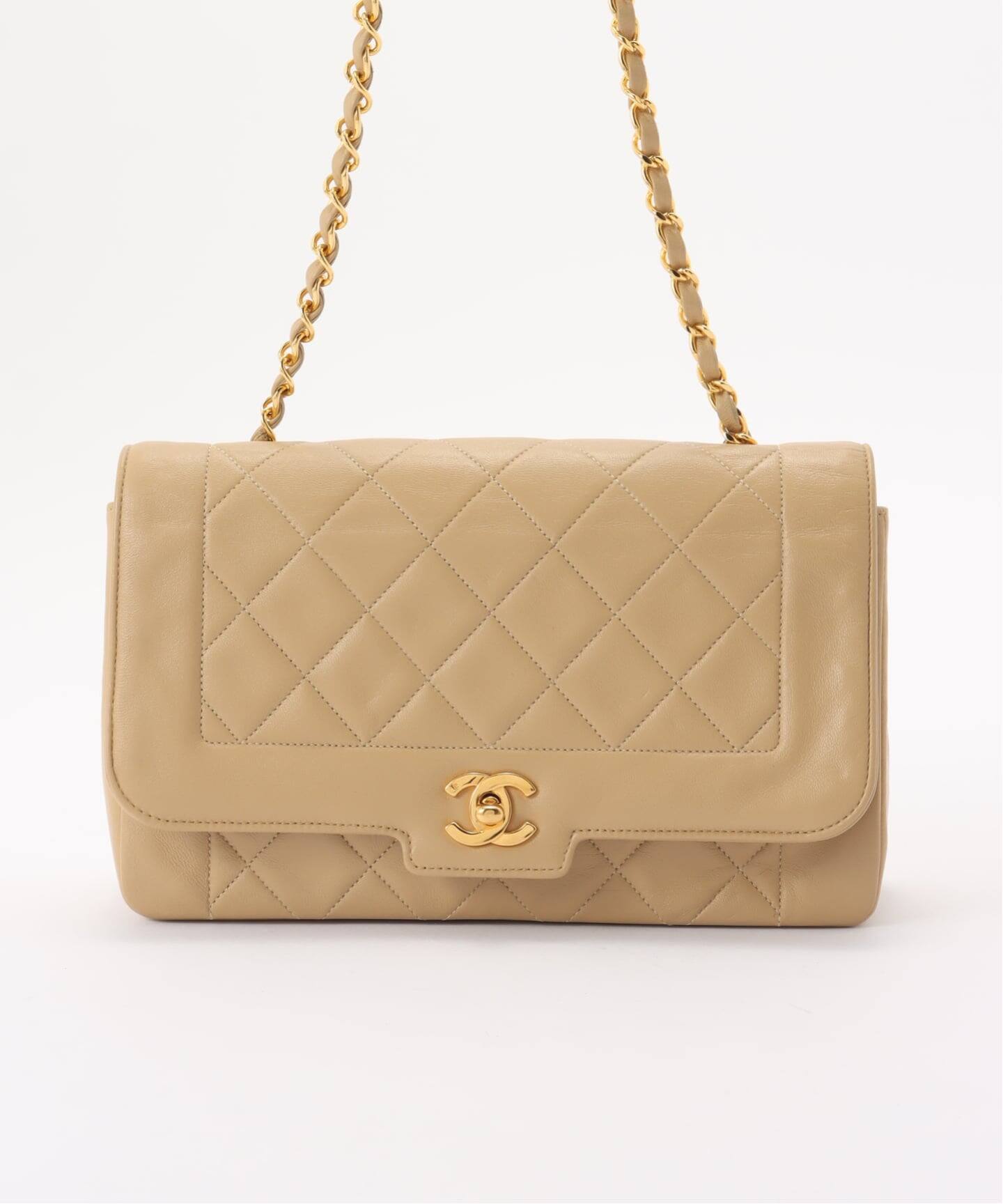 VINTAGE CHANEL/シャネル】Matelasse チェーンショルダーバッグ 25