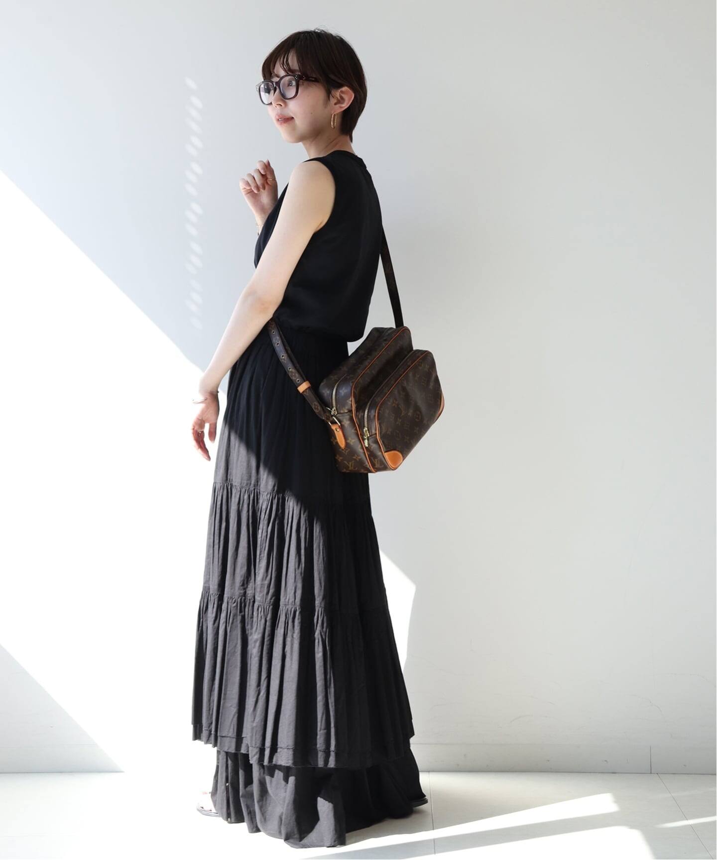 未使用】ルイヴィトン LOUIS VUITTON チュニックブラウス 38 LOUIS