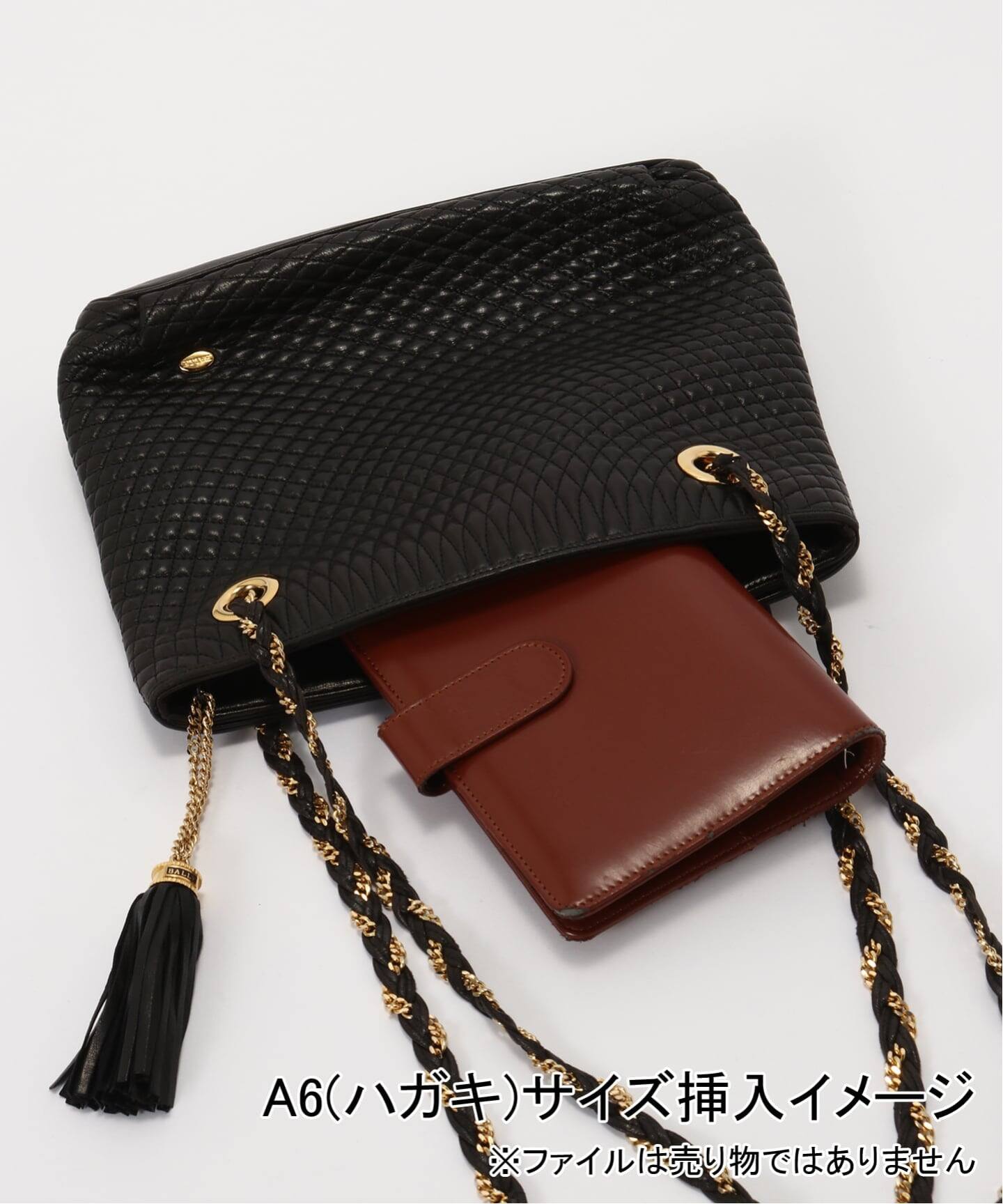 VINTAGE BALLY/バリー】チェーンショルダーバッグ（ショルダーバッグ