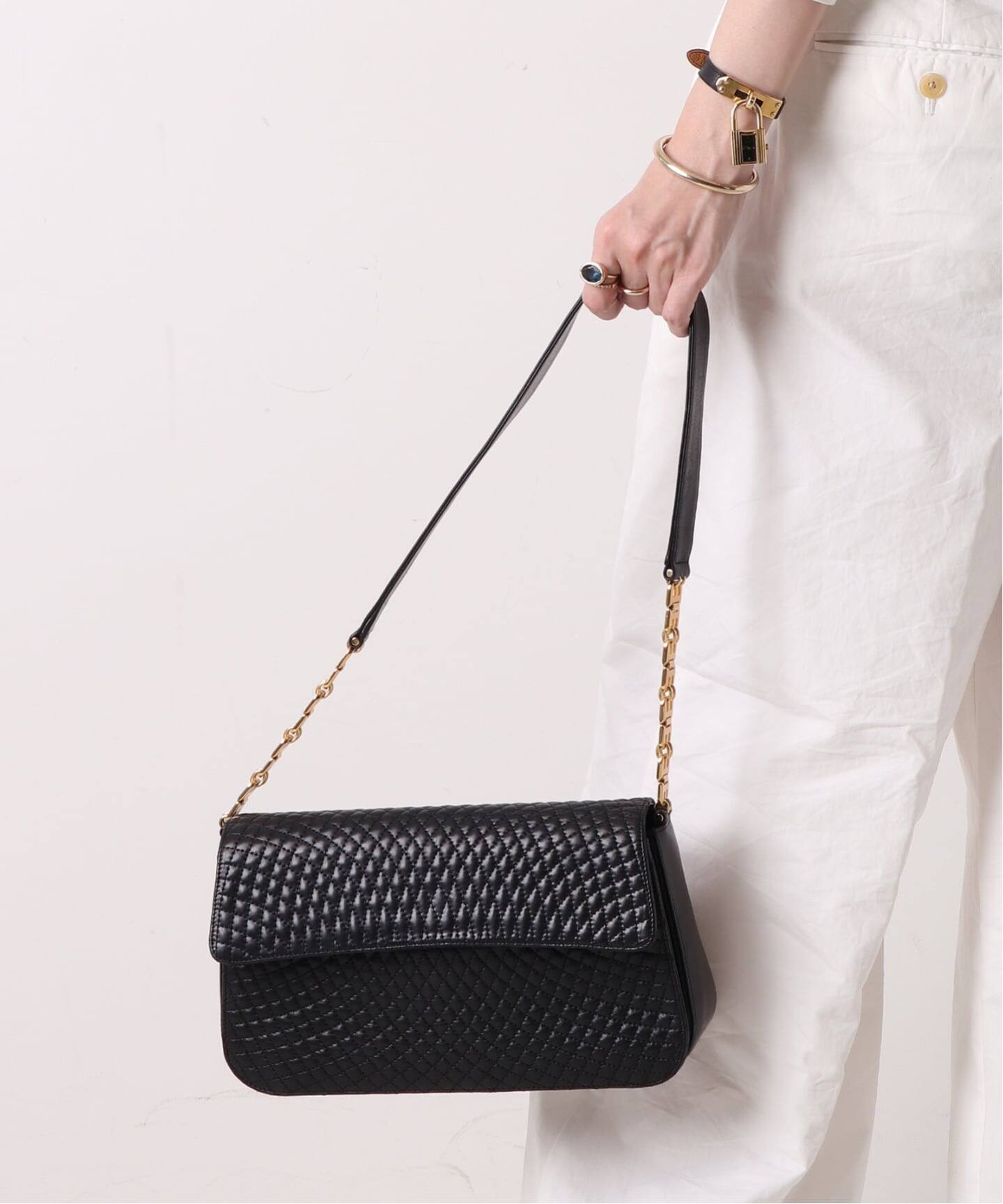 VINTAGE BALLY/バリー】チェーンショルダーバッグ（ショルダーバッグ