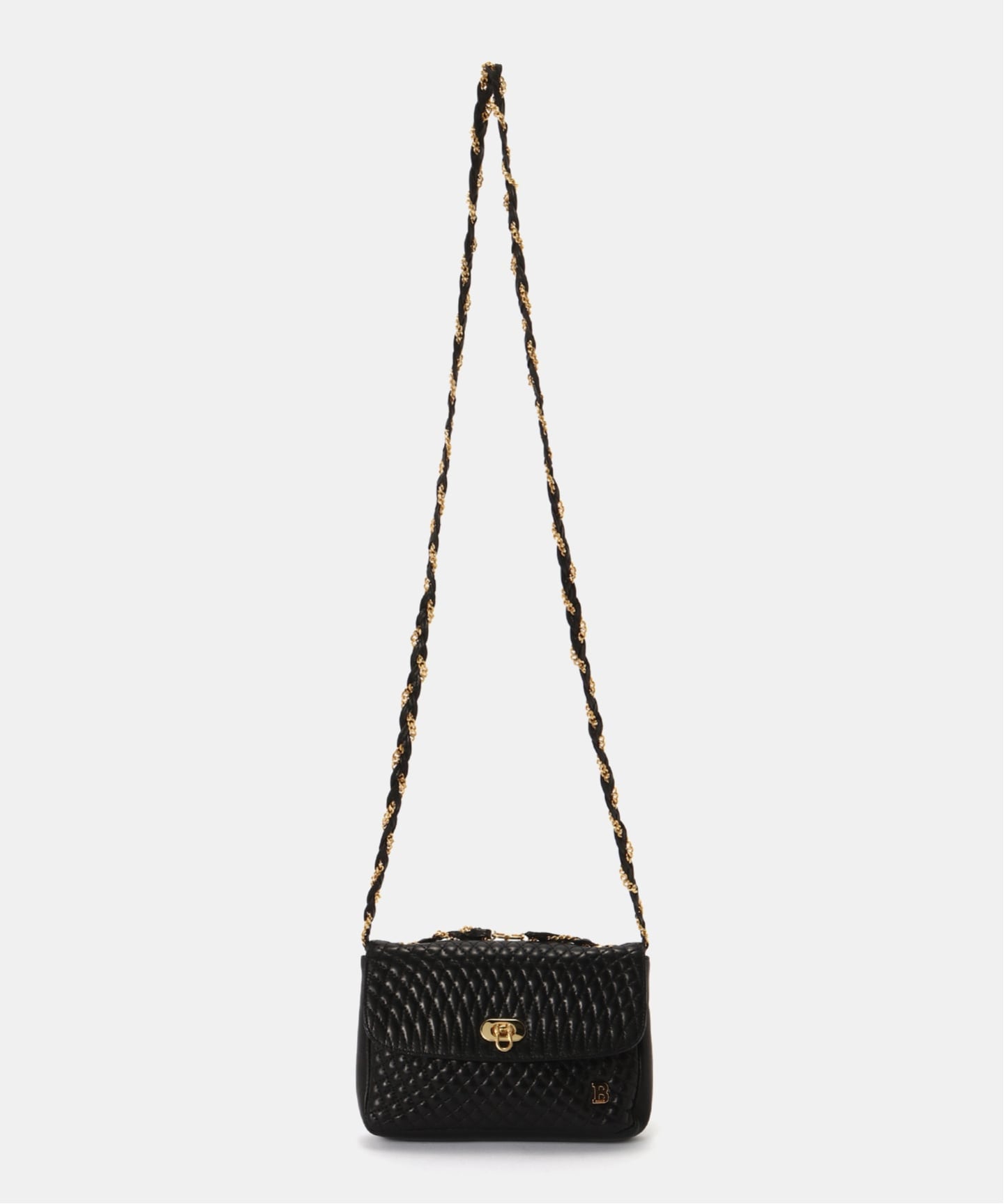VINTAGE BALLY/バリー】ミニ チェーンショルダーバッグ（ショルダー