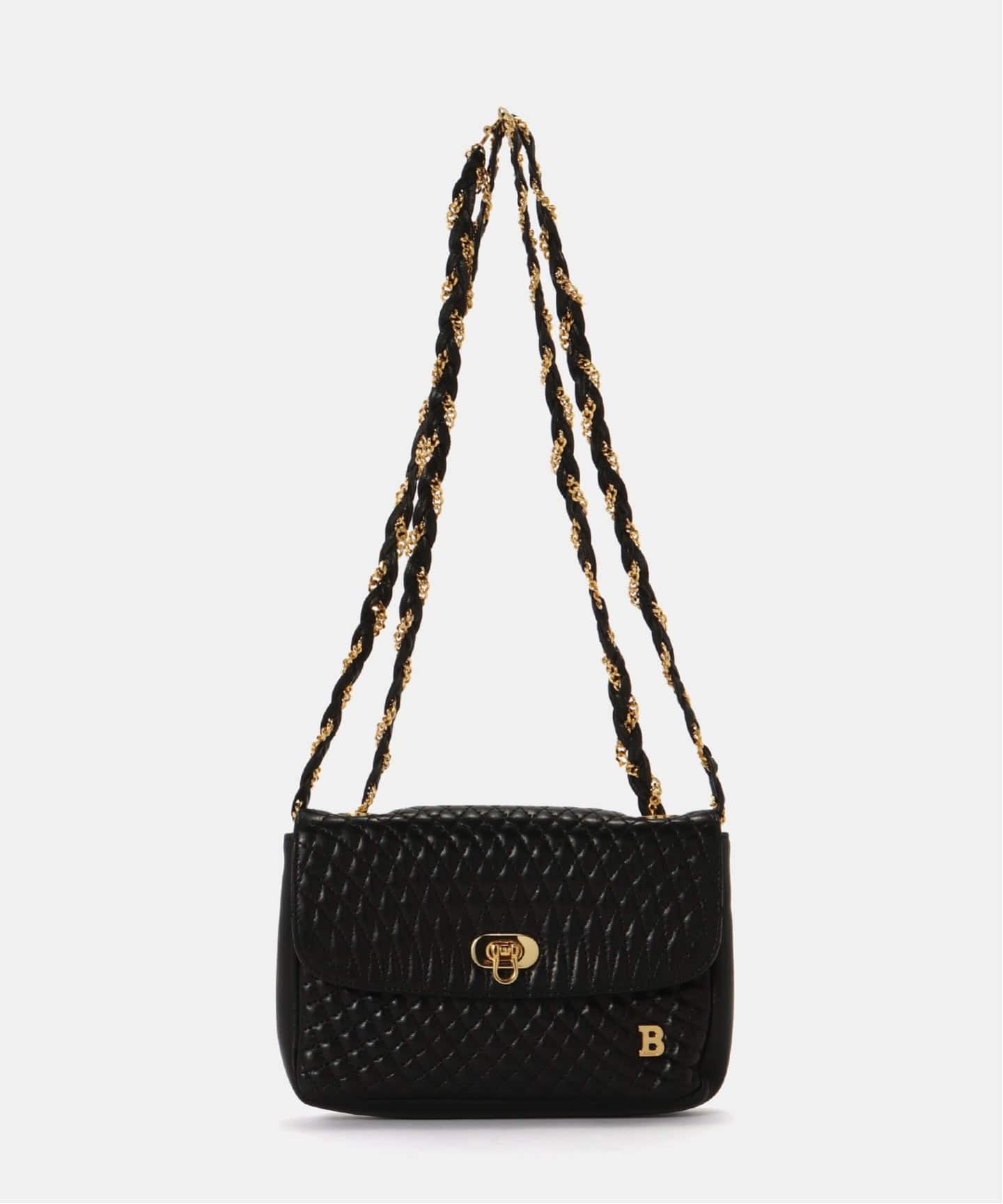 VINTAGE BALLY/バリー】ミニ チェーンショルダーバッグ（ショルダー
