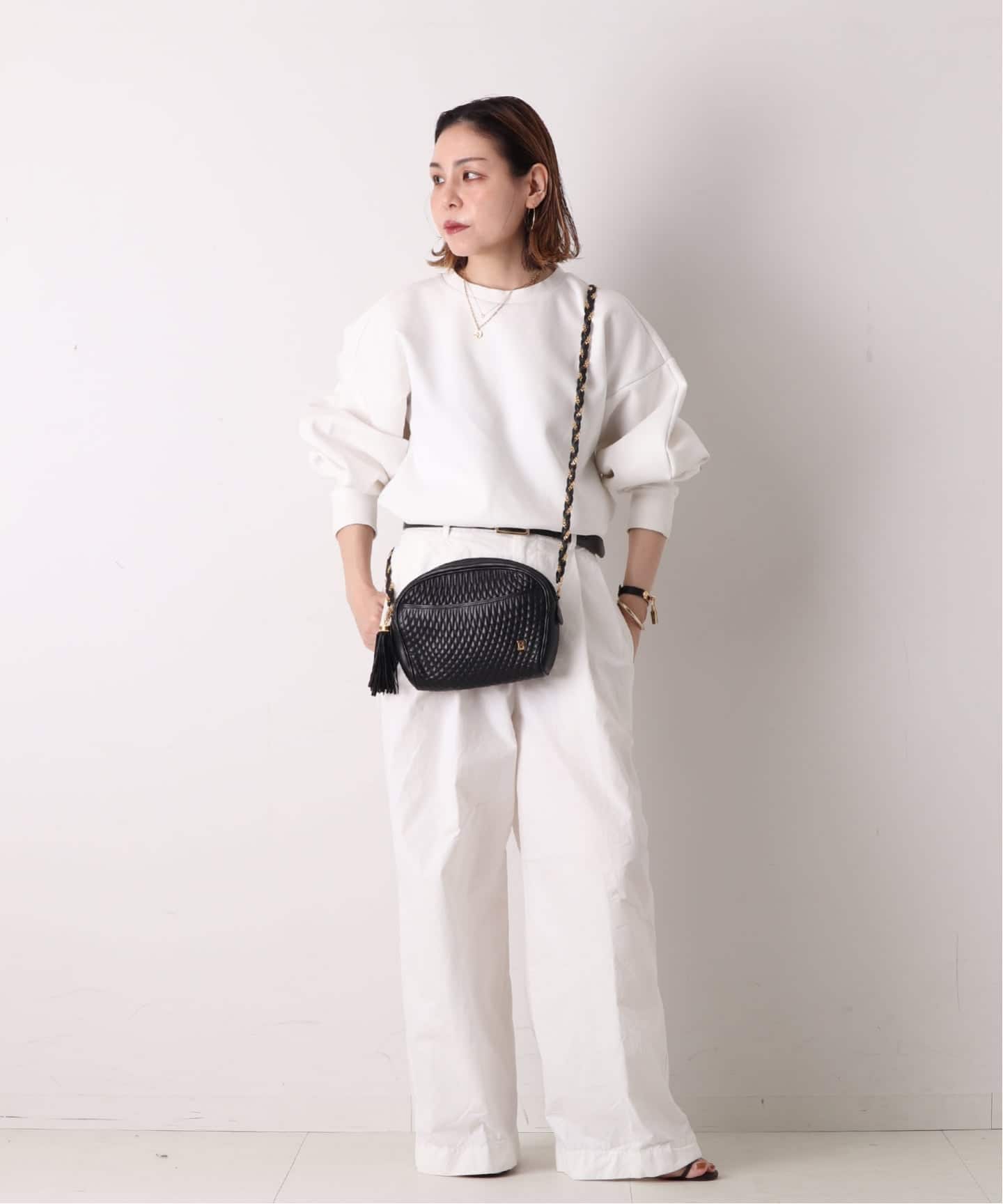 VINTAGE BALLY/バリー】チェーンショルダーバッグ（ショルダーバッグ
