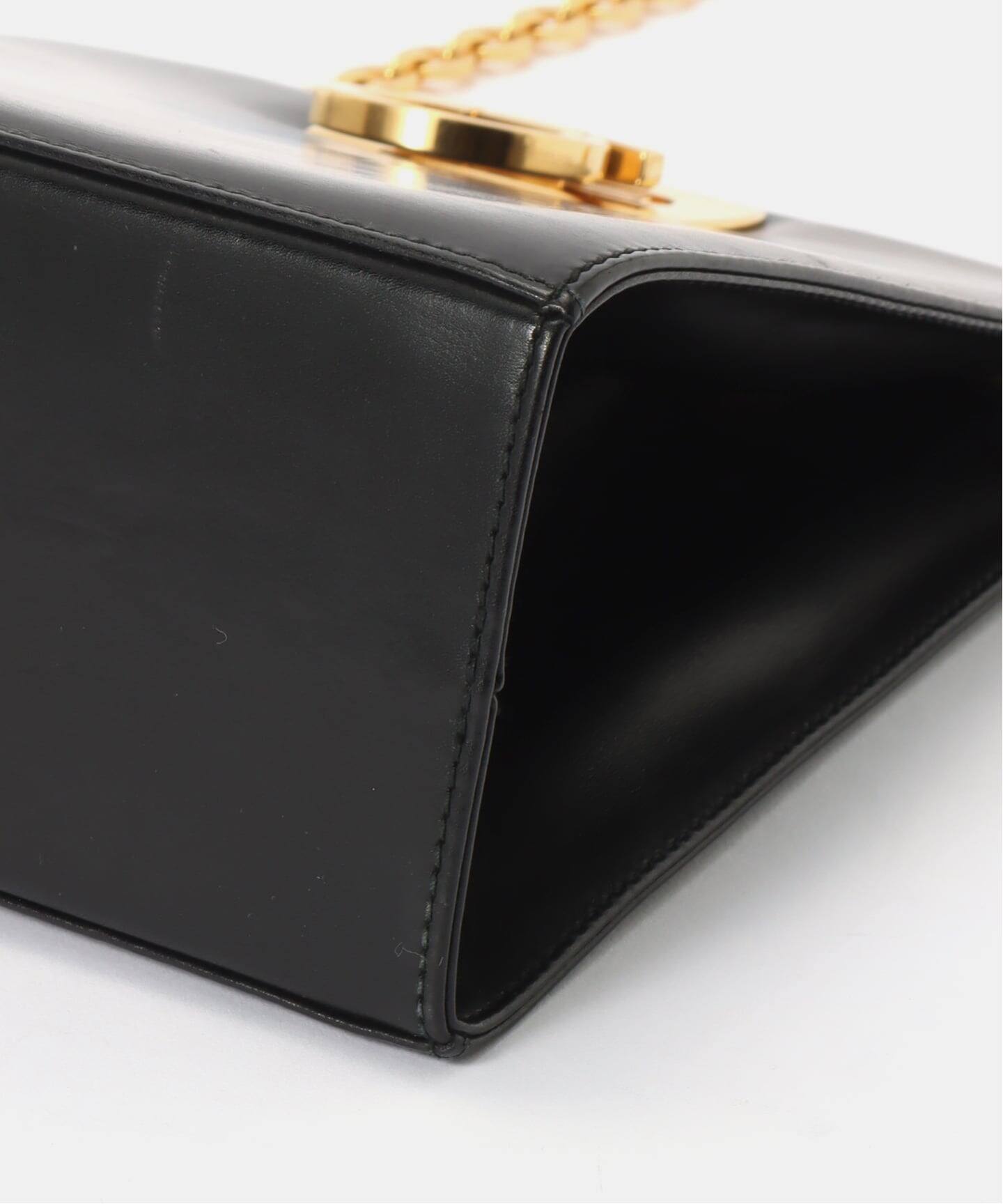 VINTAGE FERRAGAMO/フェラガモ】Gancini チェーンショルダーバッグ