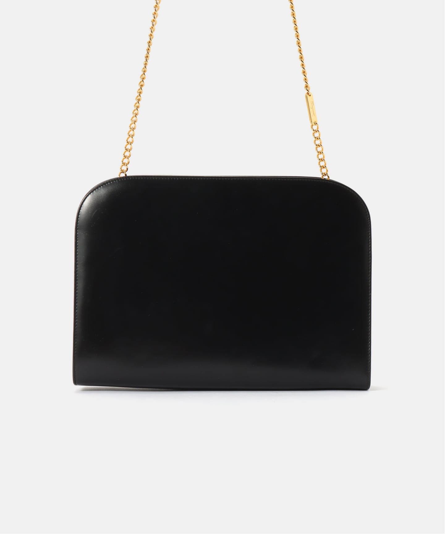 VINTAGE FERRAGAMO/フェラガモ】Gancini チェーンショルダーバッグ