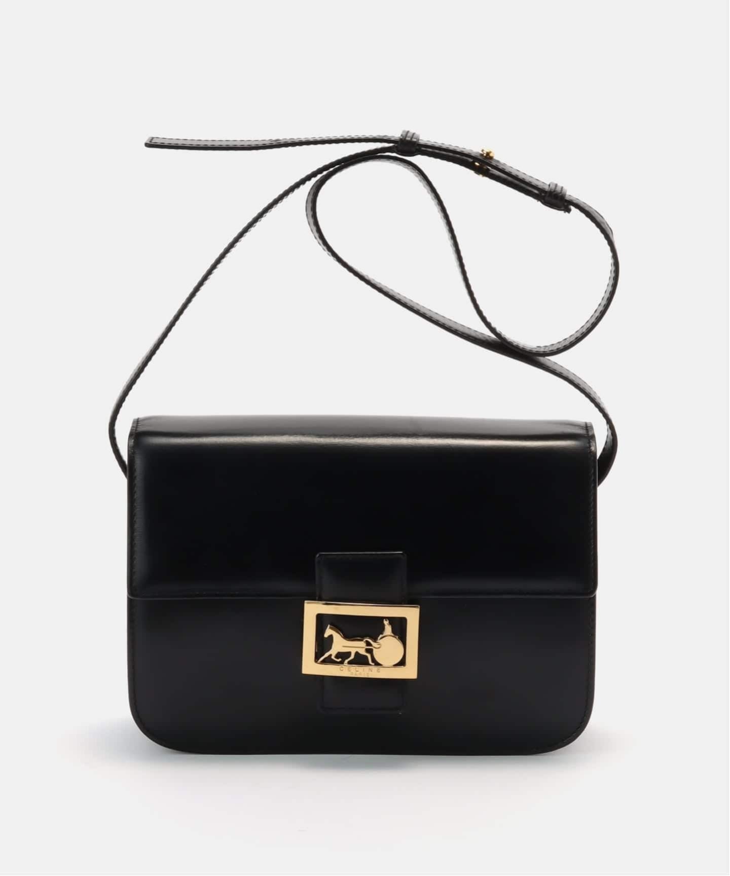 VINTAGE CELINE/セリーヌ】ショルダーバッグ horse carriage