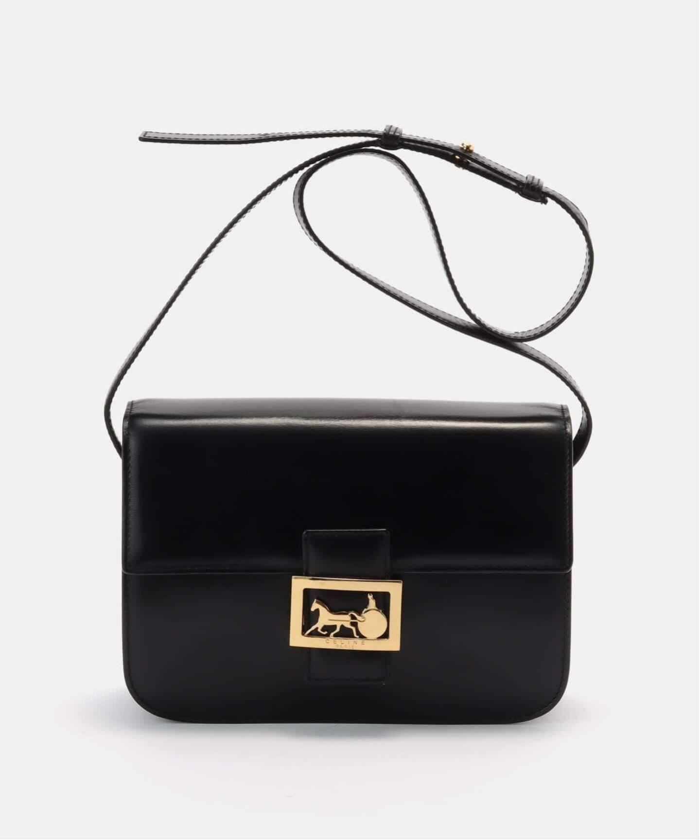 VINTAGE CELINE/セリーヌ】ショルダーバッグ horse carriage 