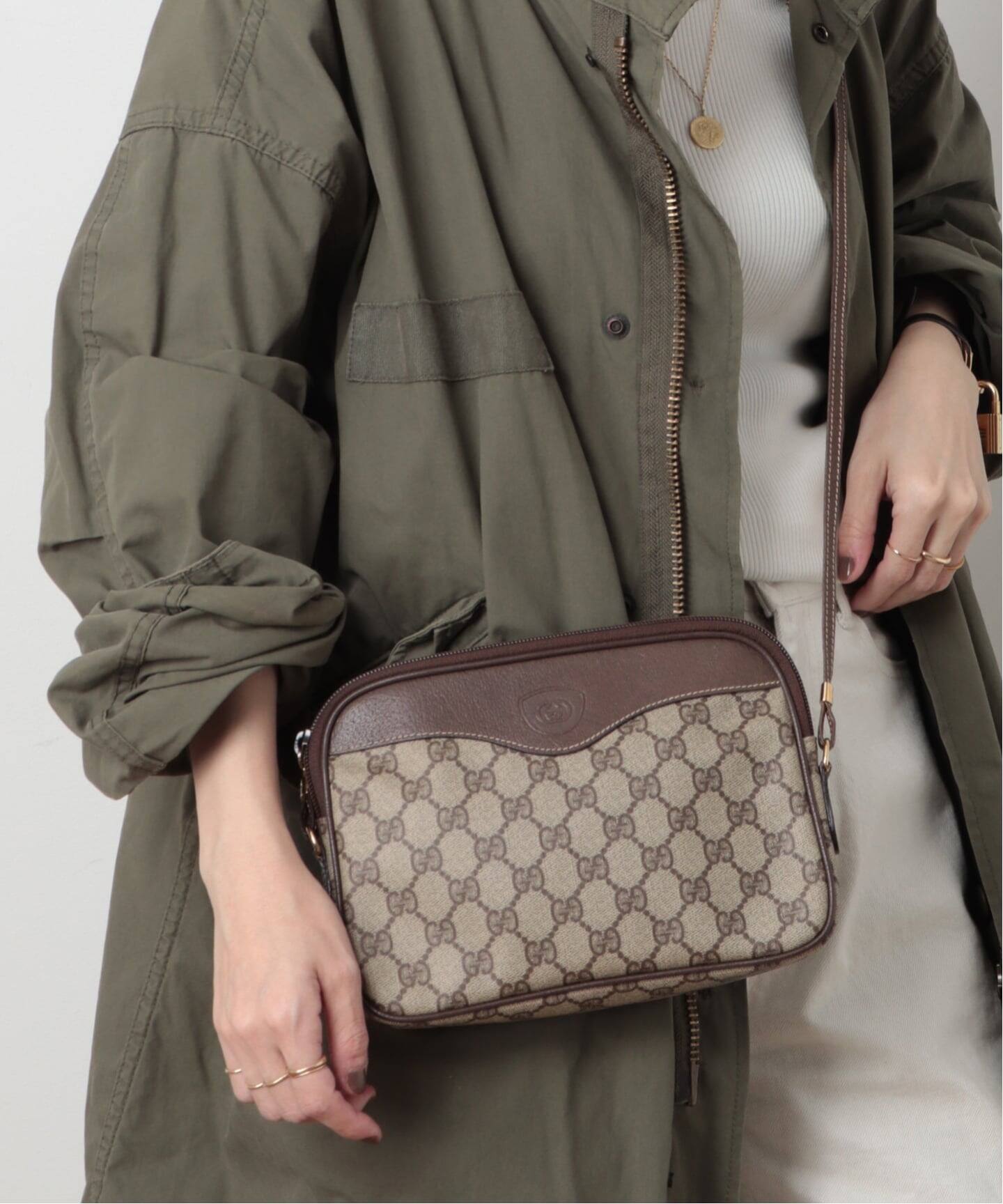 VINTAGE GUCCI/グッチ】ショルダーバッグ gg（ショルダーバッグ 