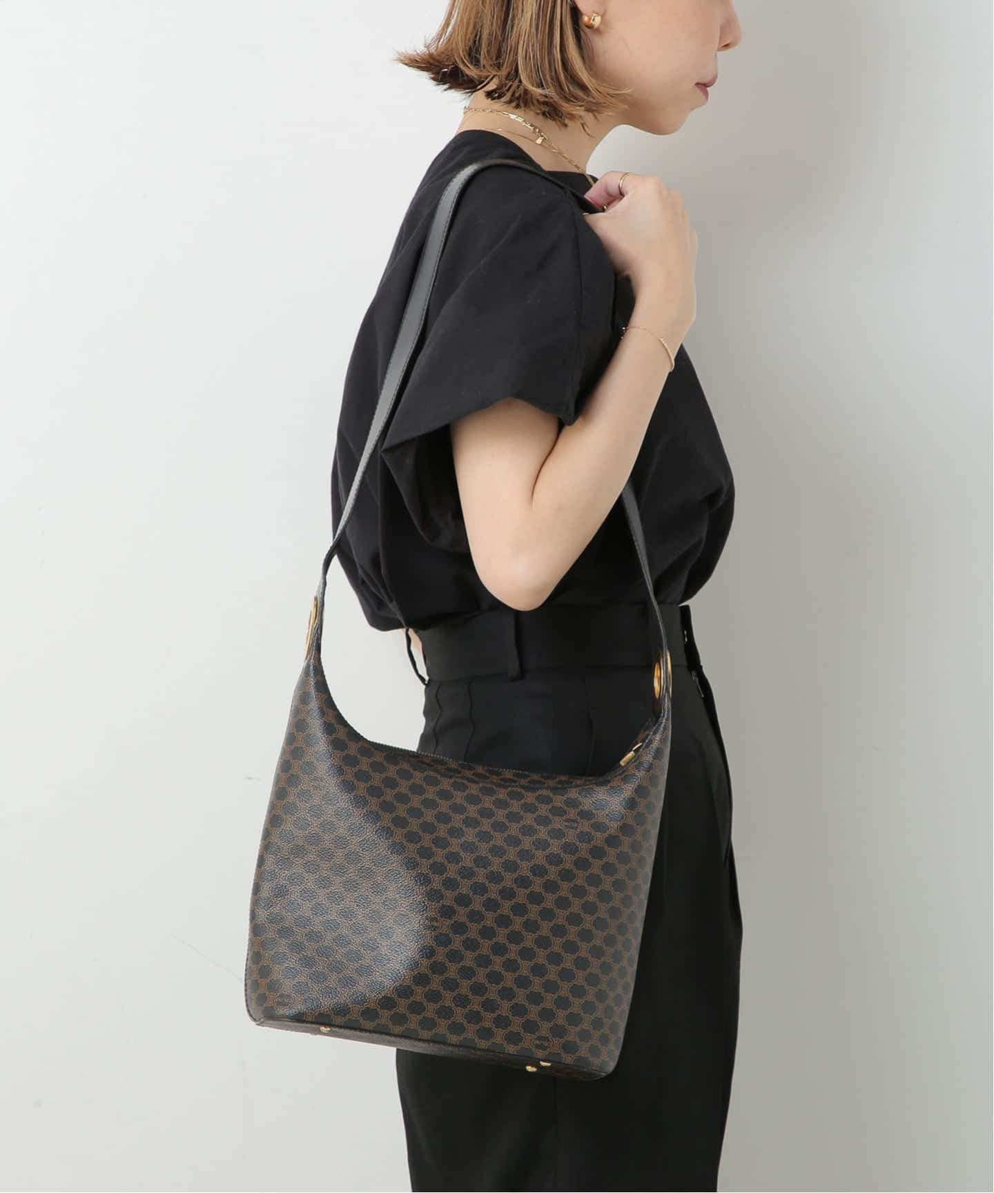 VINTAGE CELINE/セリーヌ】ショルダーバッグ macadam（ショルダー