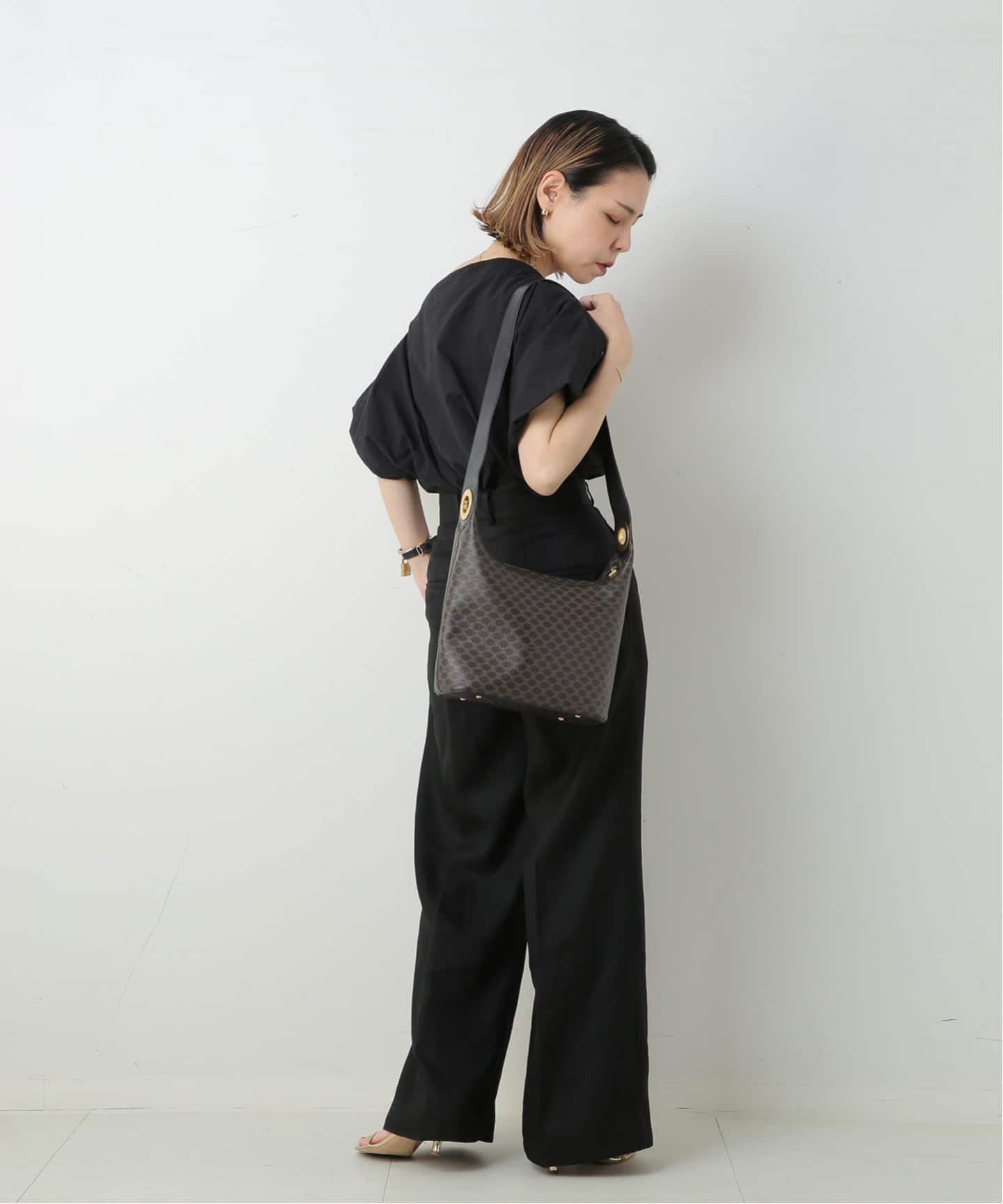 VINTAGE CELINE/セリーヌ】ショルダーバッグ macadam（ショルダー