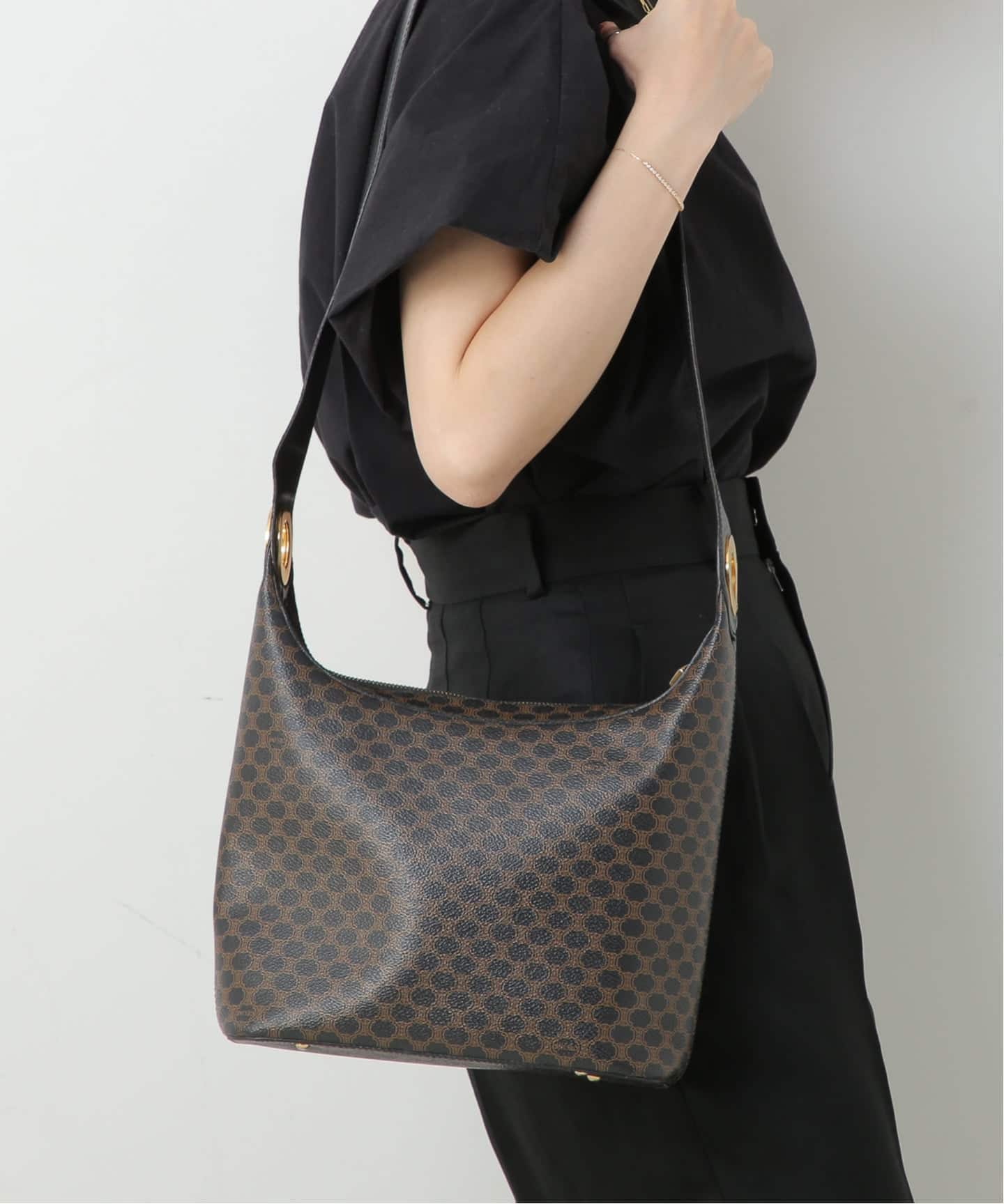 VINTAGE CELINE/セリーヌ】ショルダーバッグ macadam（ショルダー