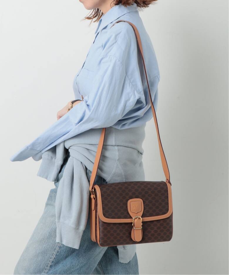 VINTAGE CELINE/セリーヌ】macadam ショルダーバッグ（ショルダー 