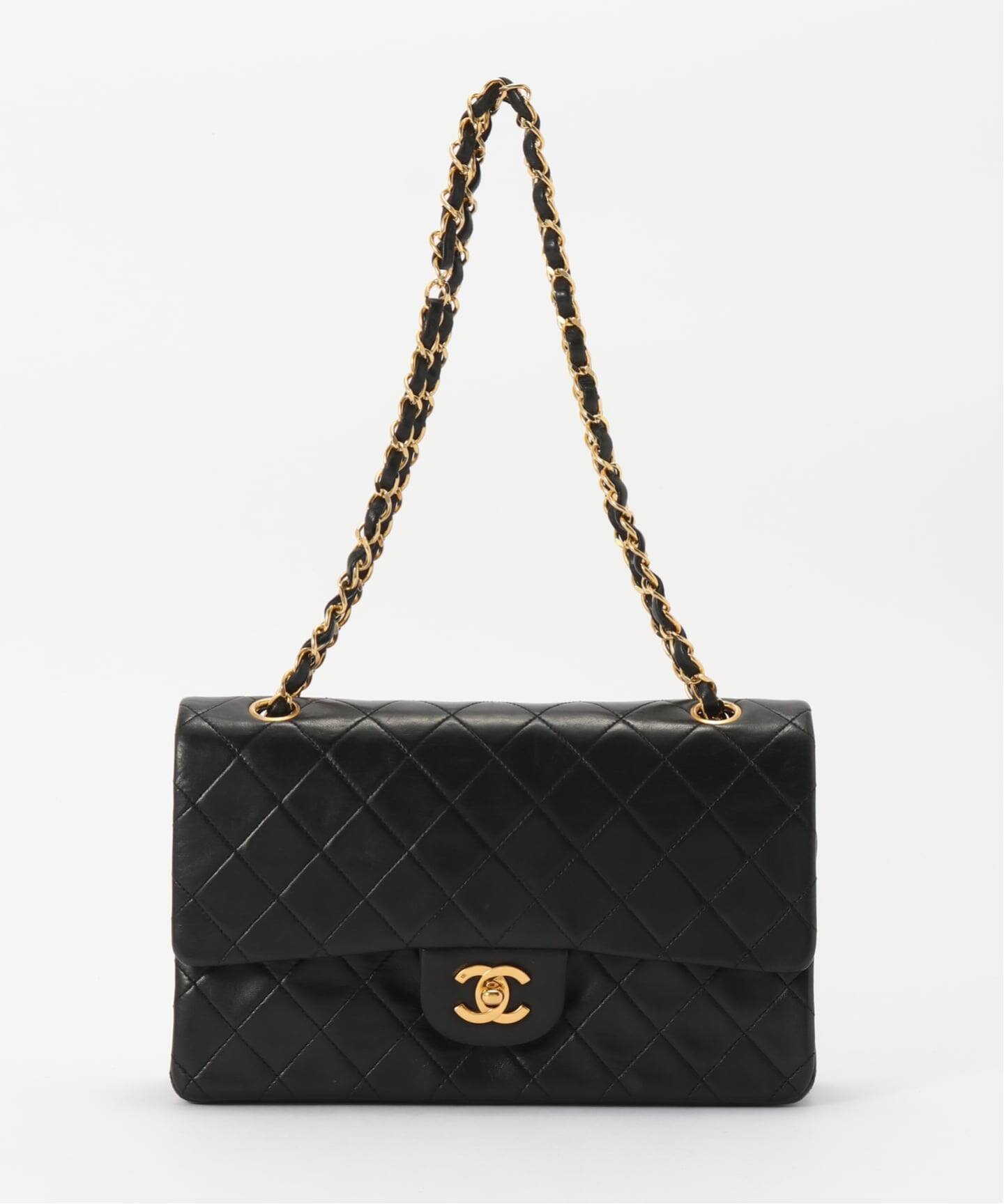 VINTAGE CHANEL/シャネル】 Matelasse チェーンショルダーバッグ 25