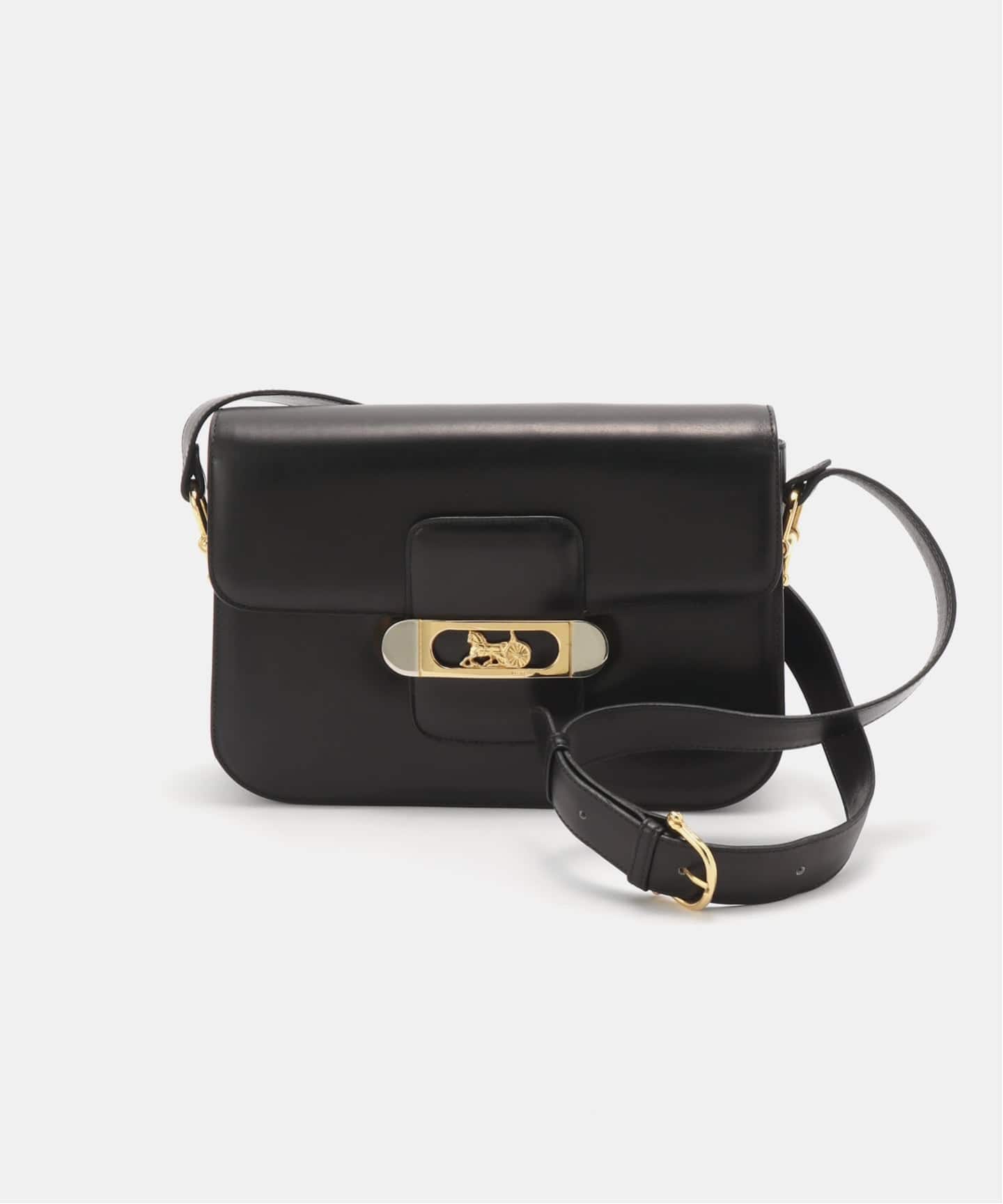 VINTAGE CELINE/セリーヌ】ショルダーバッグ horse carriage