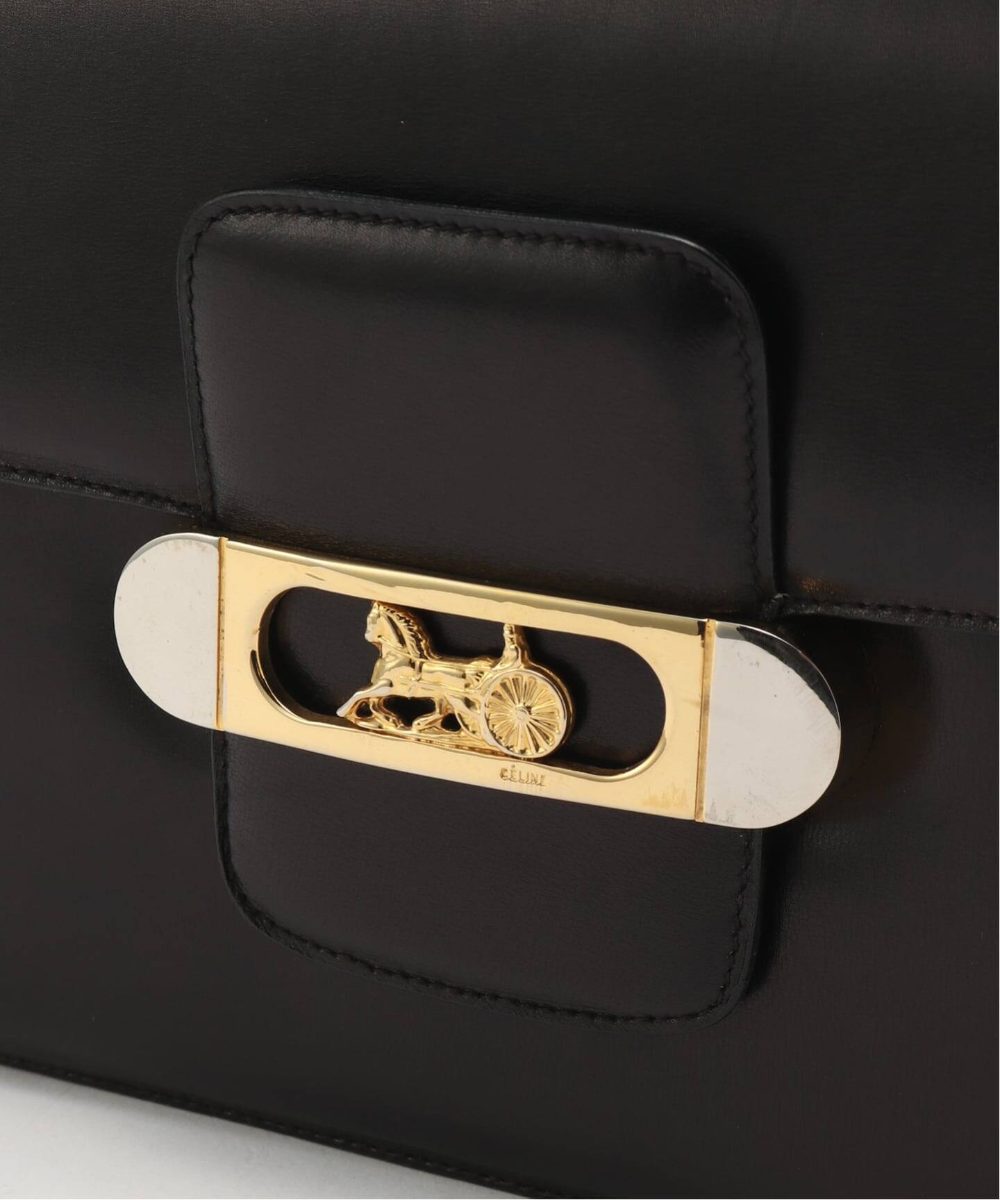 VINTAGE CELINE/セリーヌ】ショルダーバッグ horse carriage