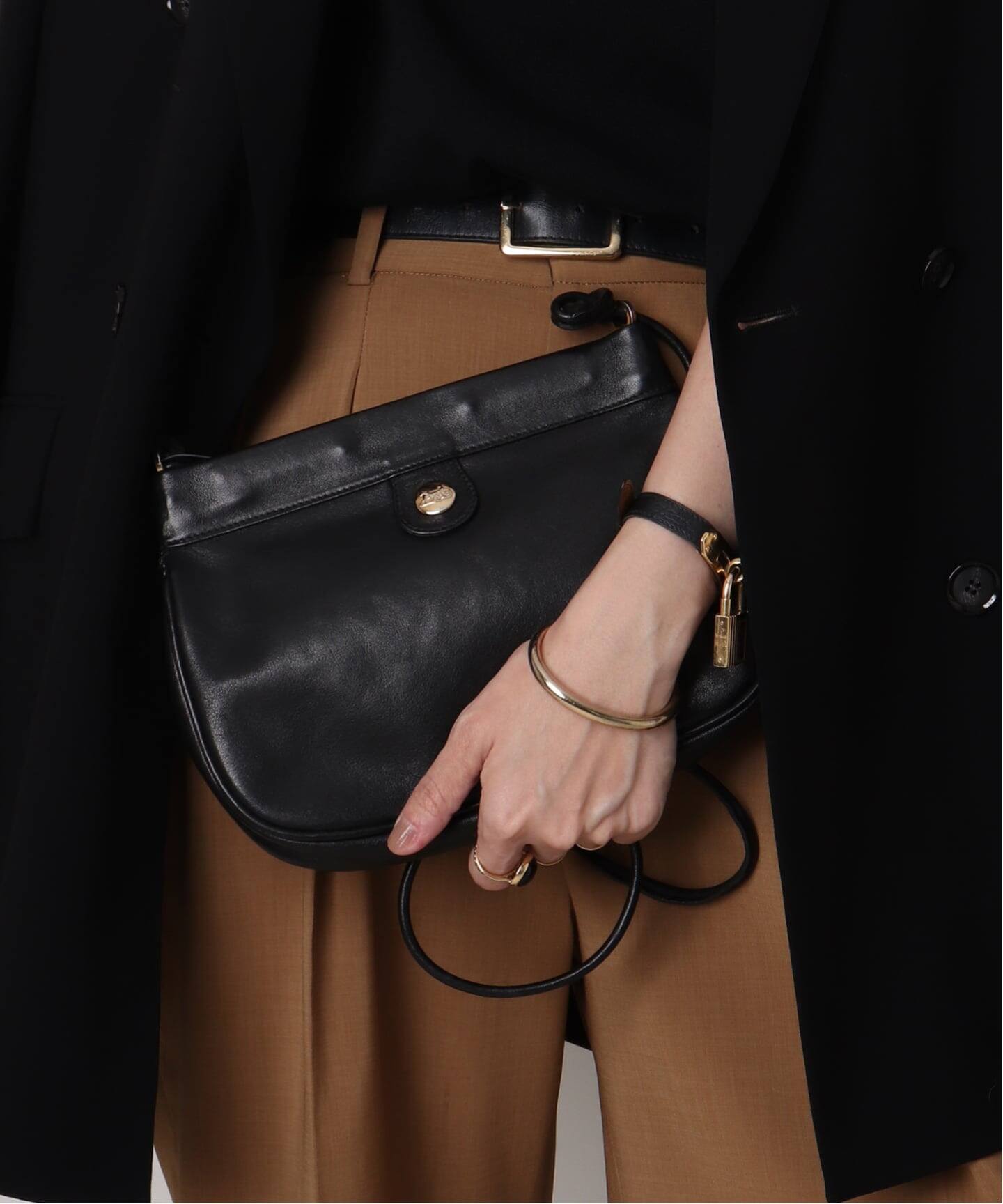 VINTAGE CELINE/セリーヌ】ミニショルダーバッグ horse carriage 