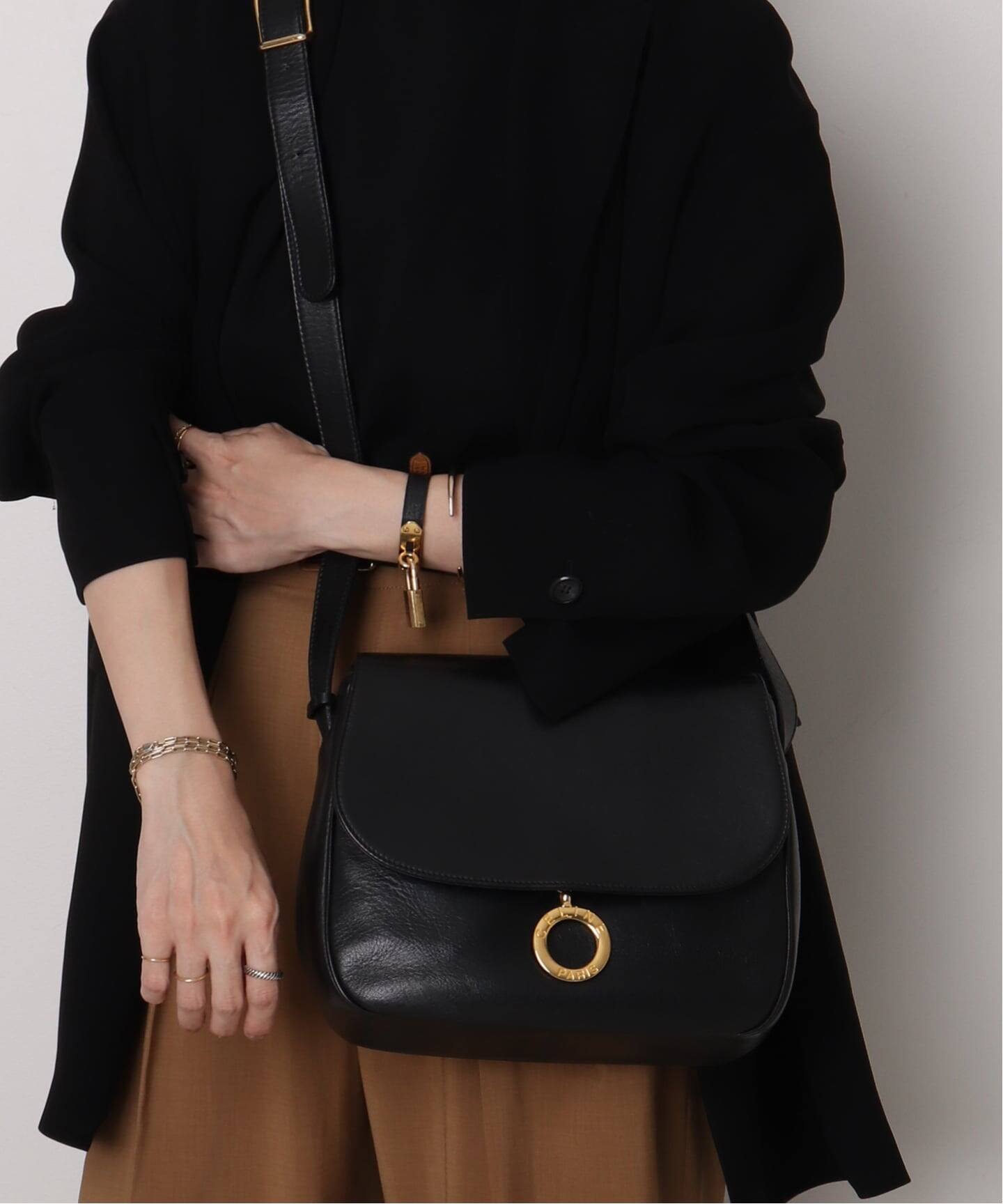 VINTAGE CELINE/セリーヌ】ショルダーバッグ circle（ショルダーバッグ 