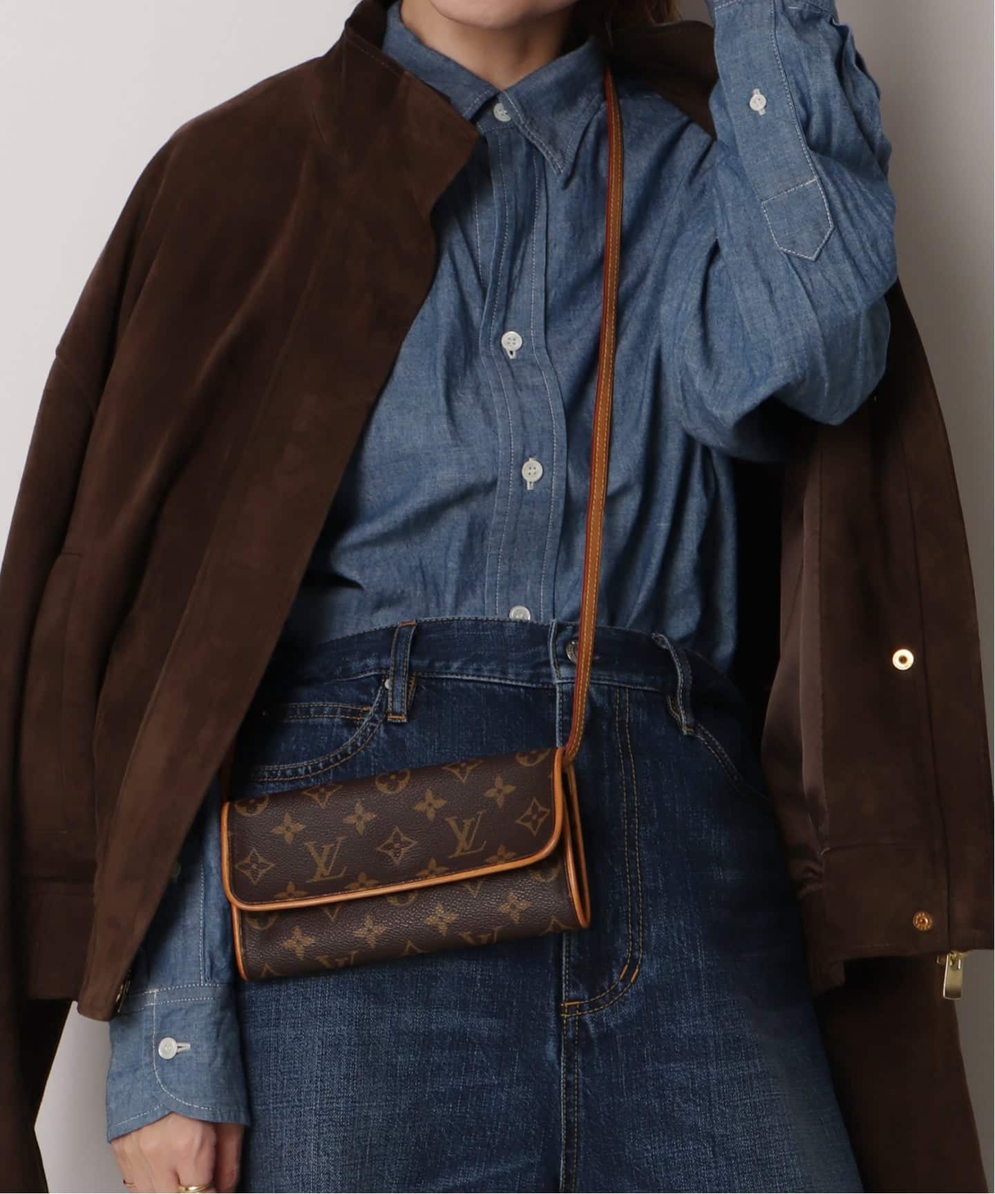 VINTAGE LOUIS VUITTON/ルイ ヴィトン】Pochette twin pm（ショルダー