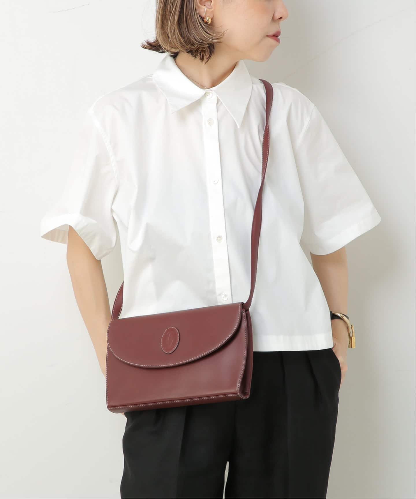 VINTAGE CARTIER/カルティエ】Must de cartier ショルダーバッグ