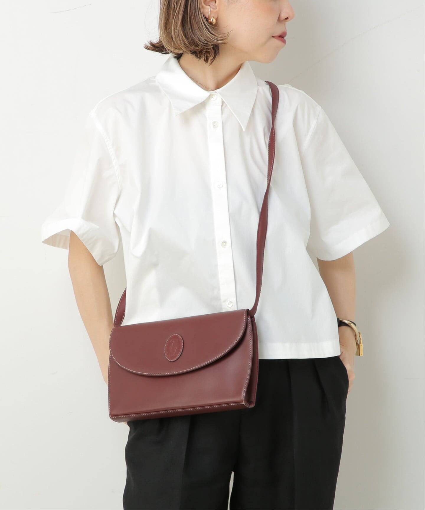 VINTAGE CARTIER/カルティエ】Must de cartier ショルダーバッグ 