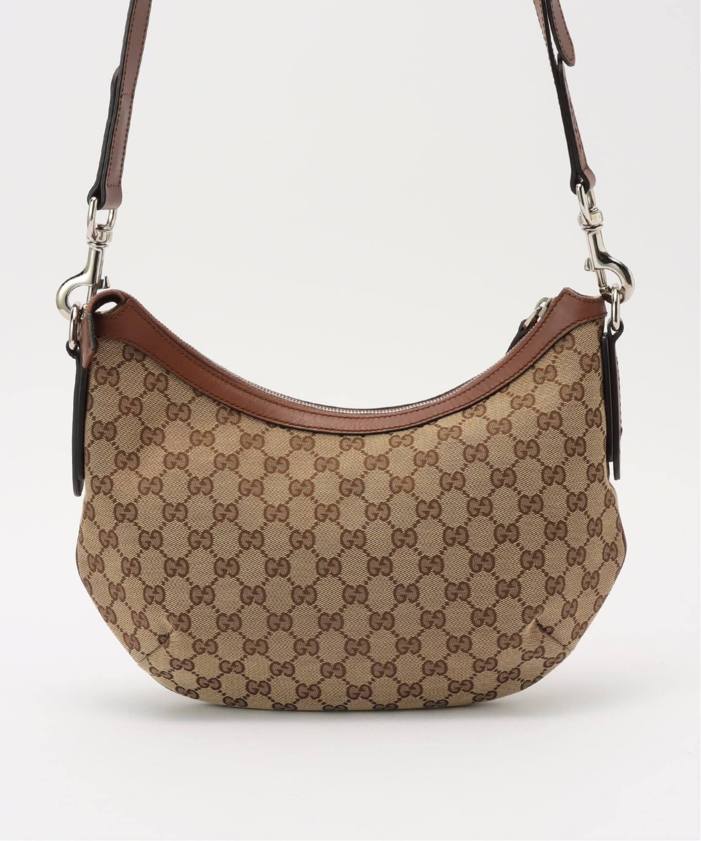 VINTAGE GUCCI /グッチ】ホーボーショルダーバッグ gg（ショルダー