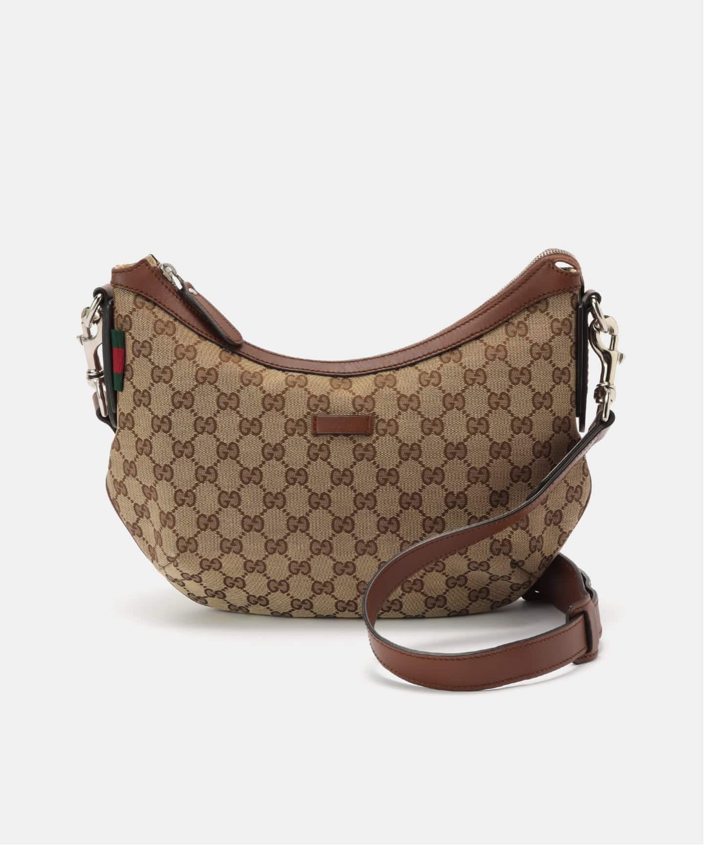 【VINTAGE GUCCI /グッチ】ホーボーショルダーバッグ gg
