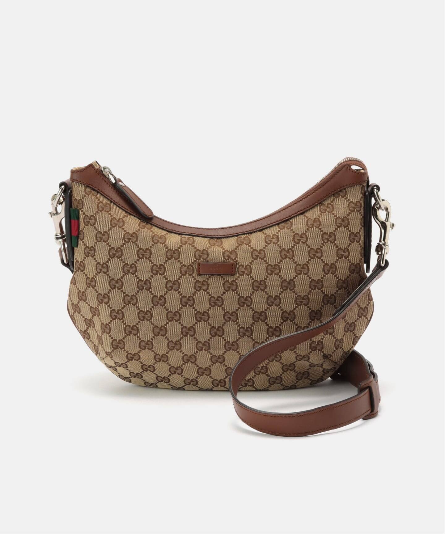 VINTAGE GUCCI /グッチ】ホーボーショルダーバッグ gg（ショルダー 