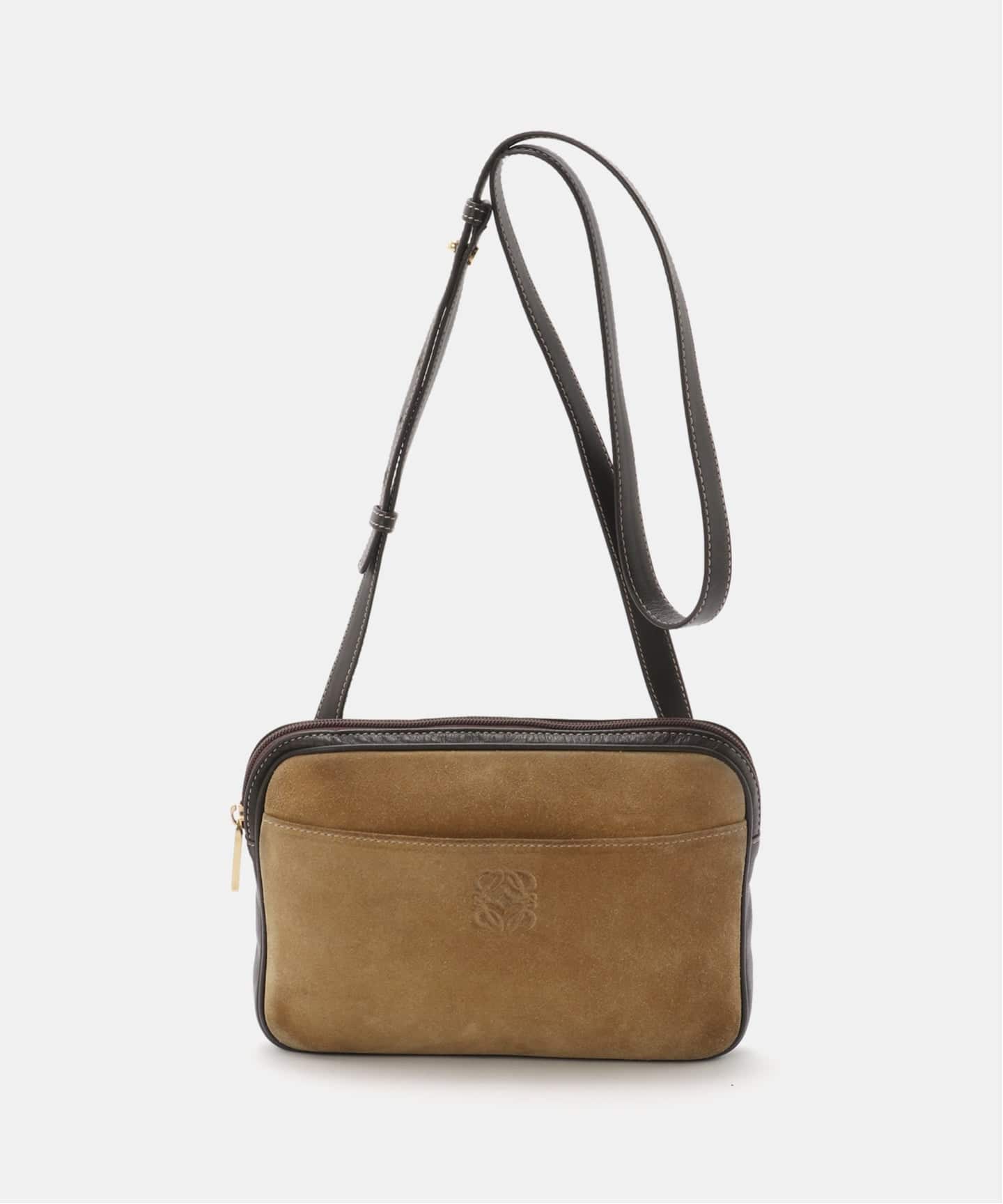 VINTAGE LOEWE/ロエベ】ショルダーバッグ anagram suede（ショルダー