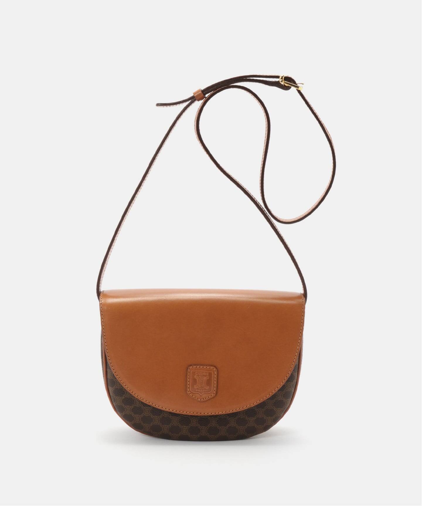 VINTAGE CELINE/セリーヌ】マカダム ショルダーバッグ（ショルダー