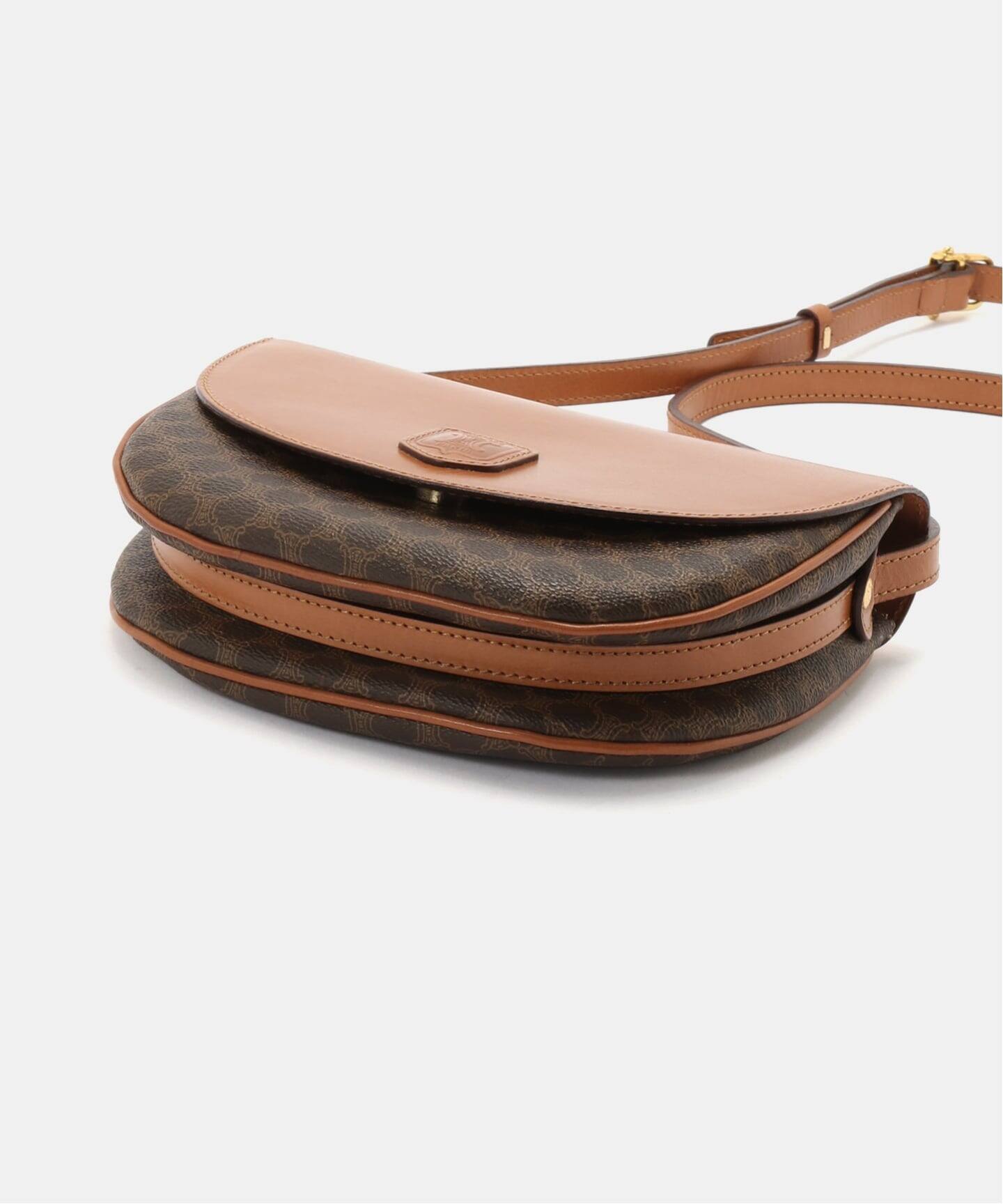 VINTAGE CELINE/セリーヌ】マカダム ショルダーバッグ（ショルダー