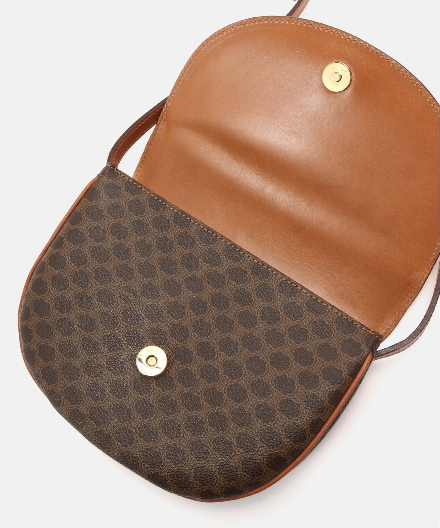 VINTAGE CELINE/セリーヌ】マカダム ショルダーバッグ（ショルダー